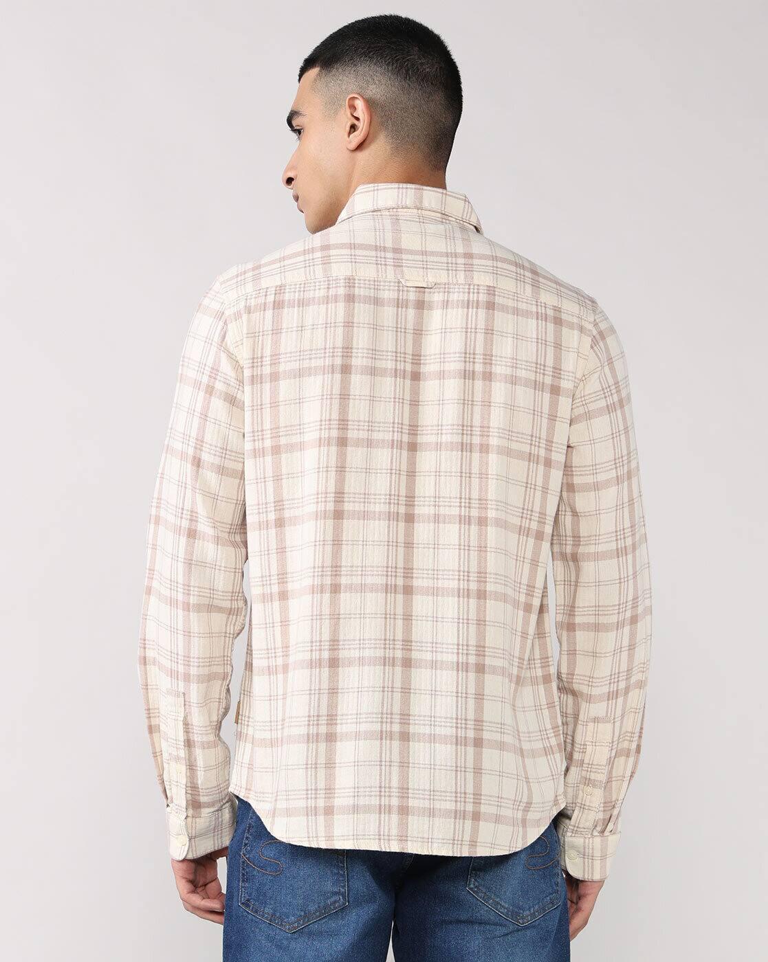 Lee Cooper | Men Checked Regular Fit Shirt|2