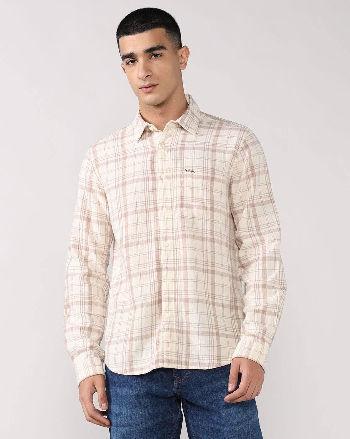 Lee Cooper | Men Checked Regular Fit Shirt|3