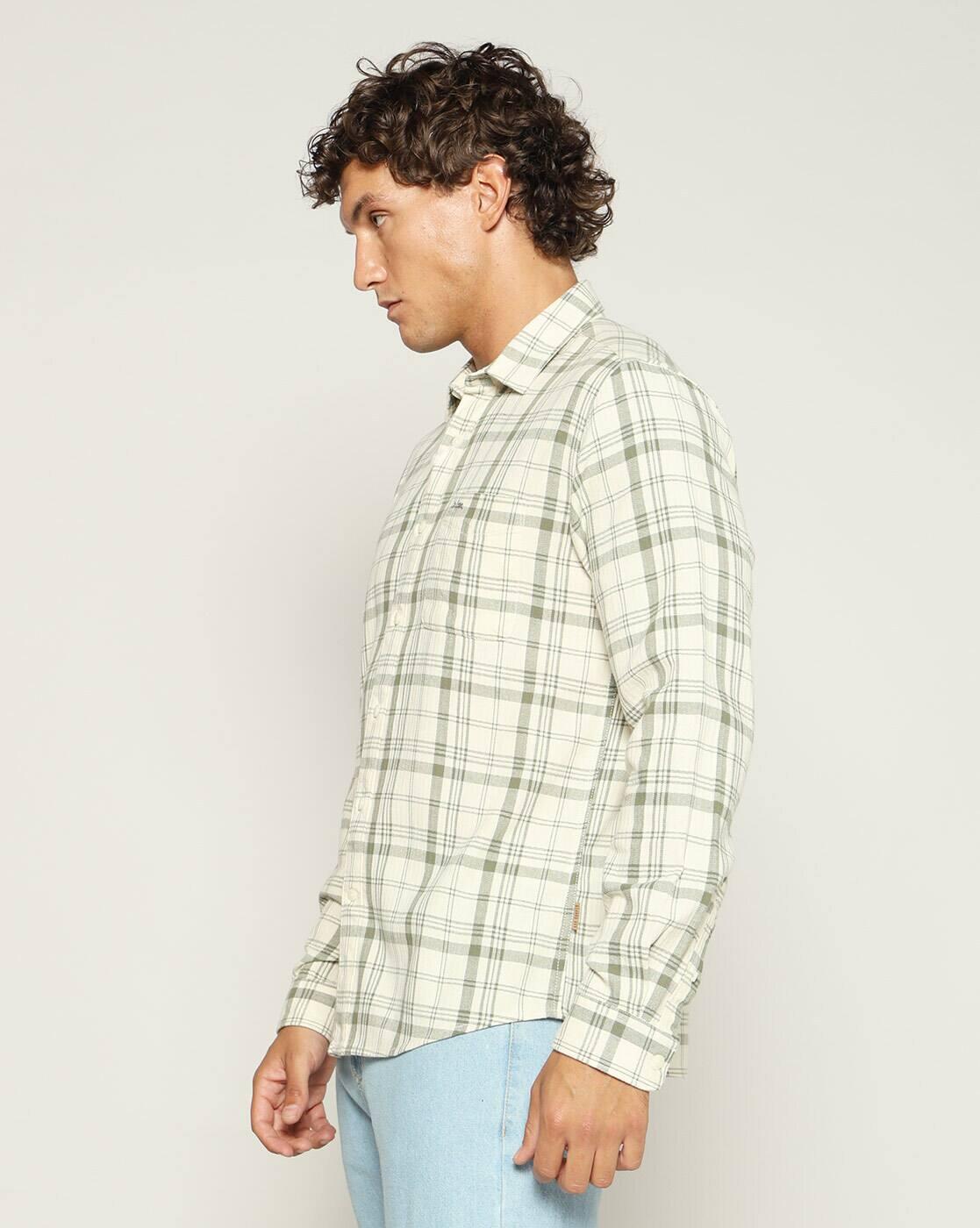Lee Cooper | Men Checked Regular Fit Shirt|1