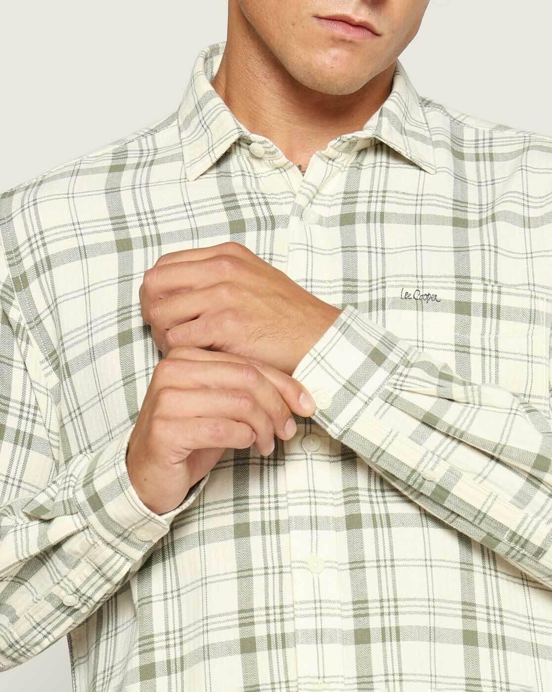 Lee Cooper | Men Checked Regular Fit Shirt|5
