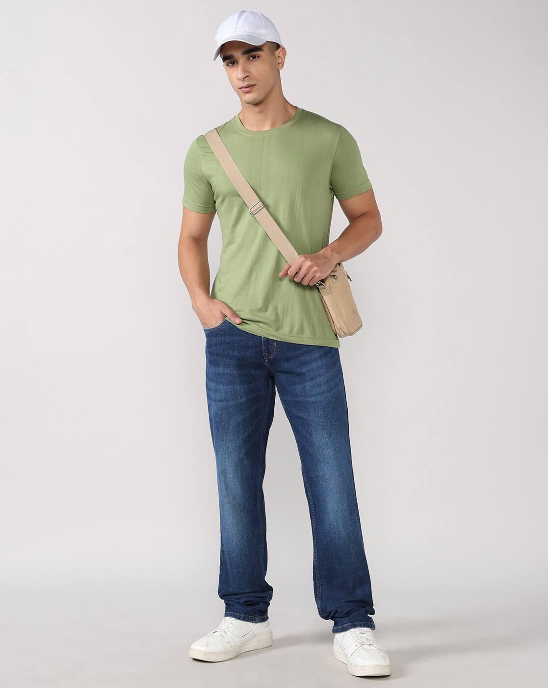 Lee Cooper | Men Mid-Wash Loose Fit Jeans|0