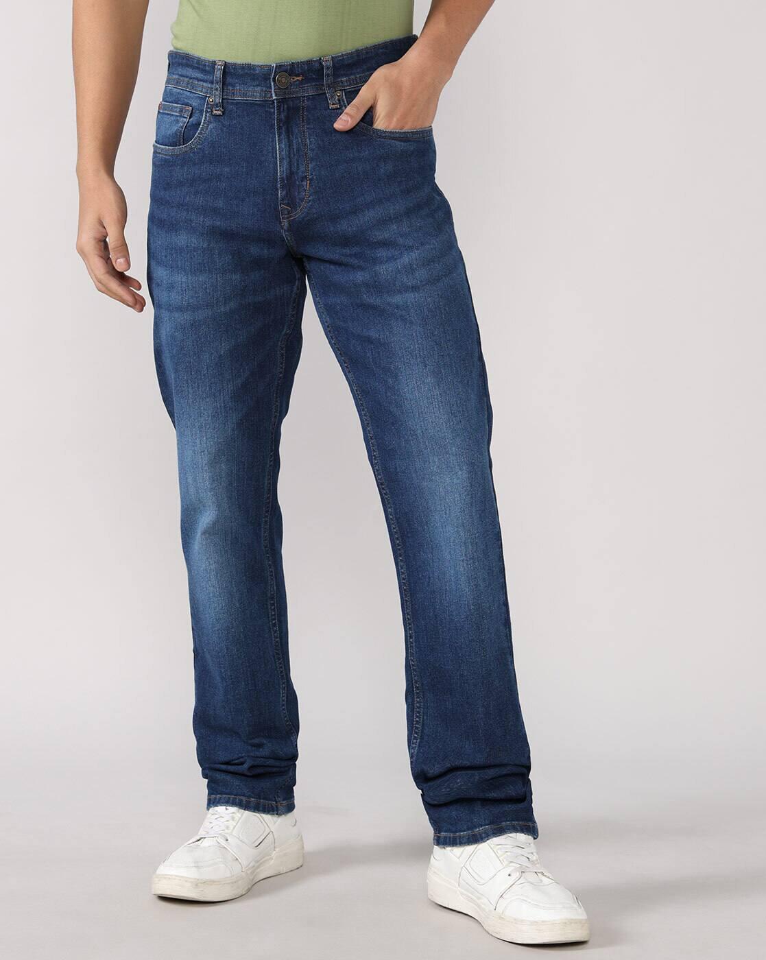 Lee Cooper | Men Mid-Wash Loose Fit Jeans|3