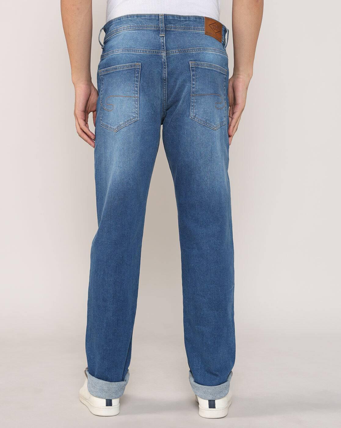 Lee Cooper | Men Mid-Wash Slim Fit Jeans|2