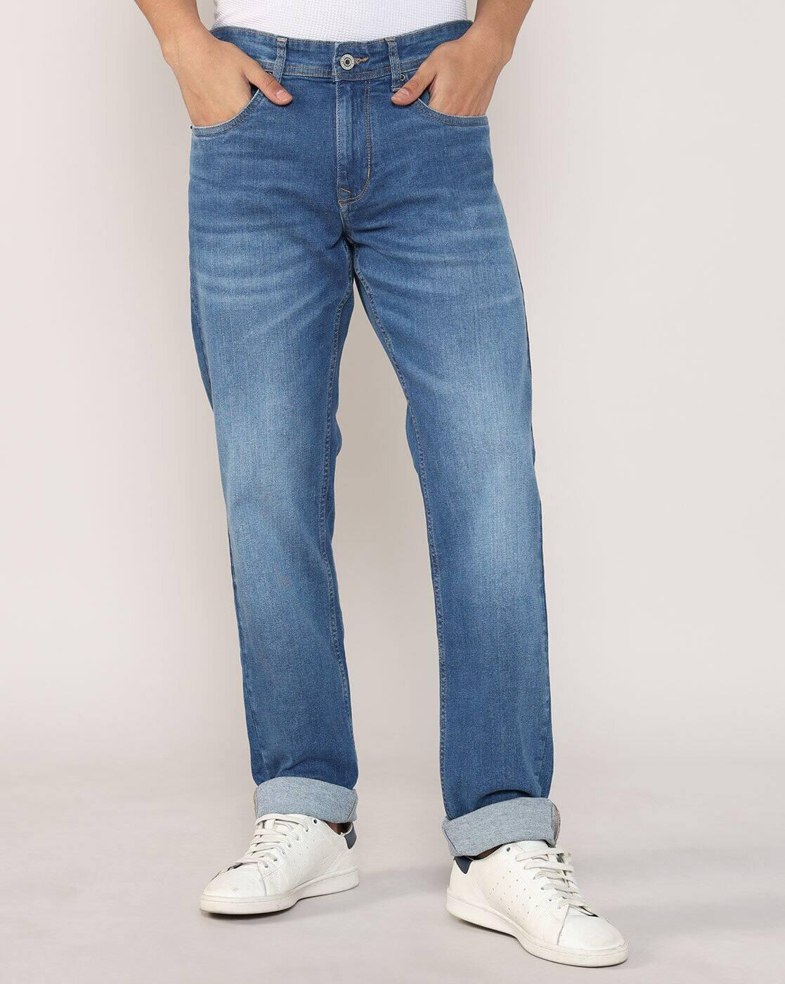 Lee Cooper | Men Mid-Wash Slim Fit Jeans|3