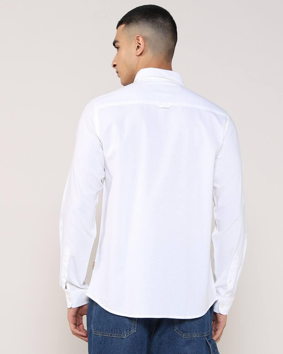Lee Cooper | Men Regular Fit Shirt with Patch Pocket|2