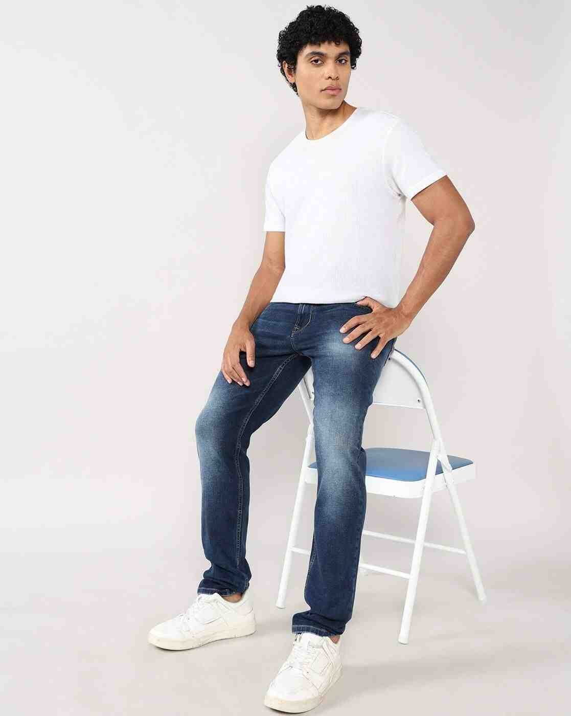 Lee Cooper | Men Mid-Rise Straight Fit Jeans|0