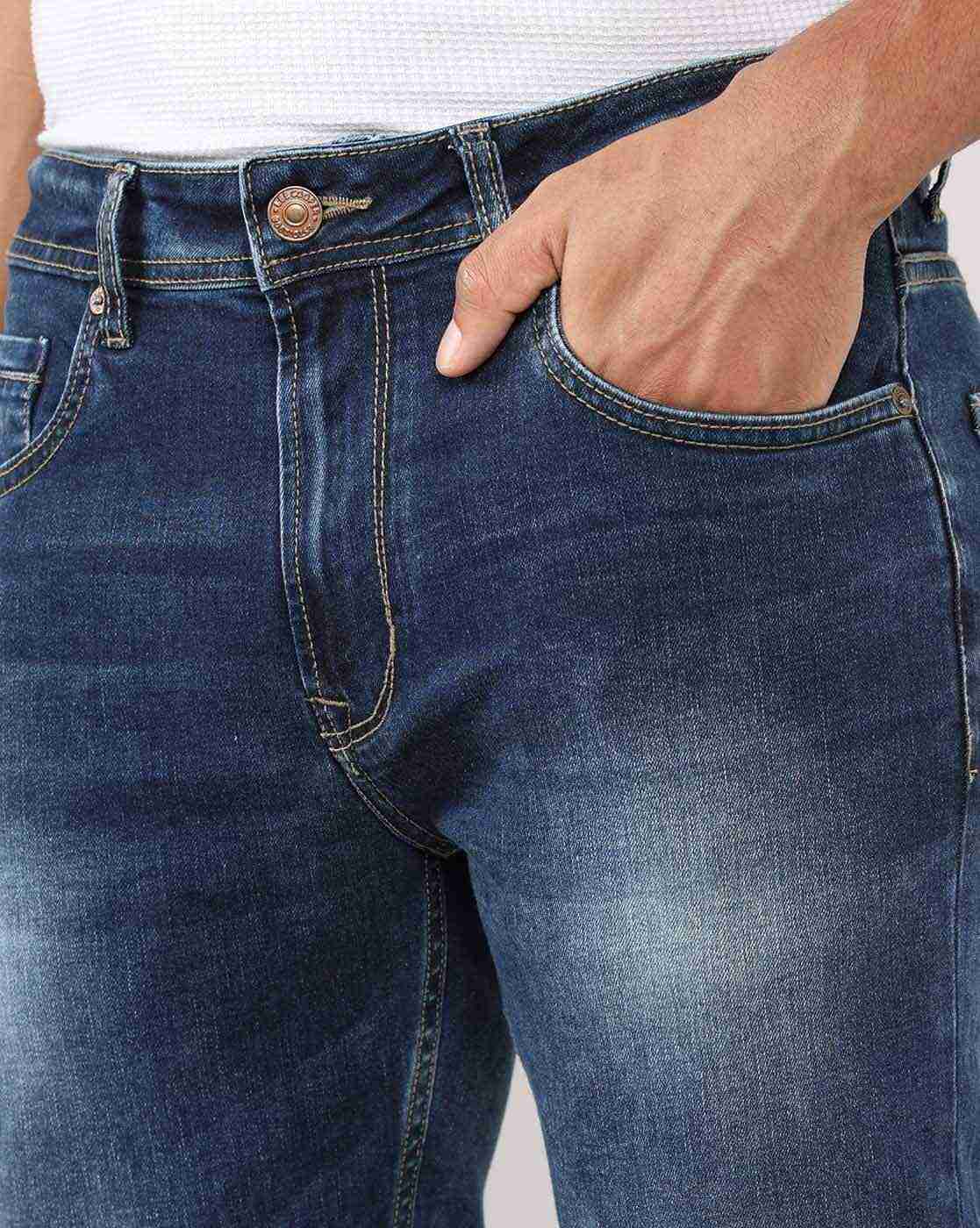 Lee Cooper | Men Mid-Rise Straight Fit Jeans|4