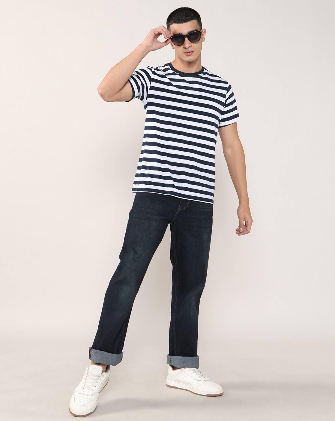 Lee Cooper | Men Lightly Washed Loose Fit Jeans|0