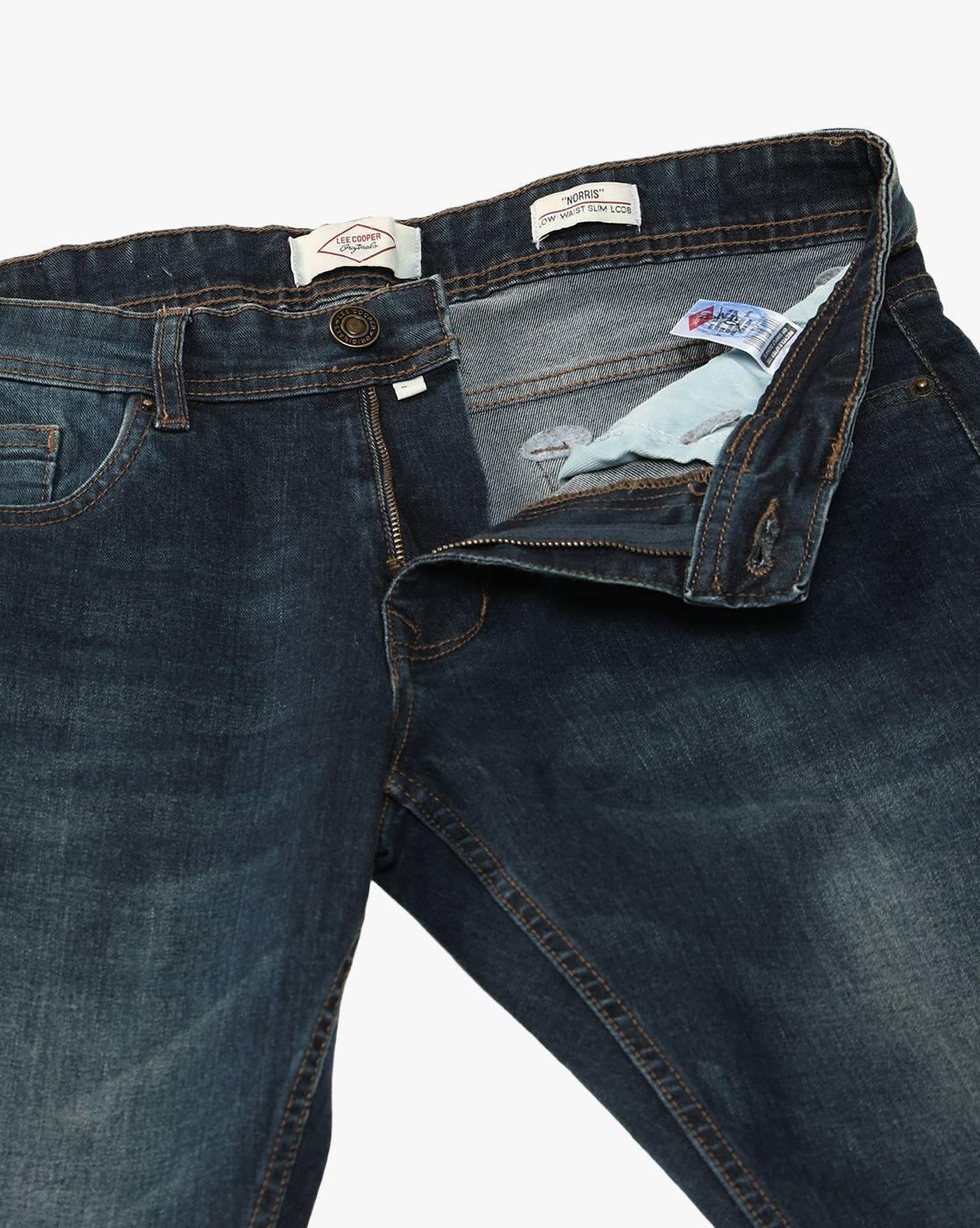 Lee Cooper | Men Lightly Washed Loose Fit Jeans|5
