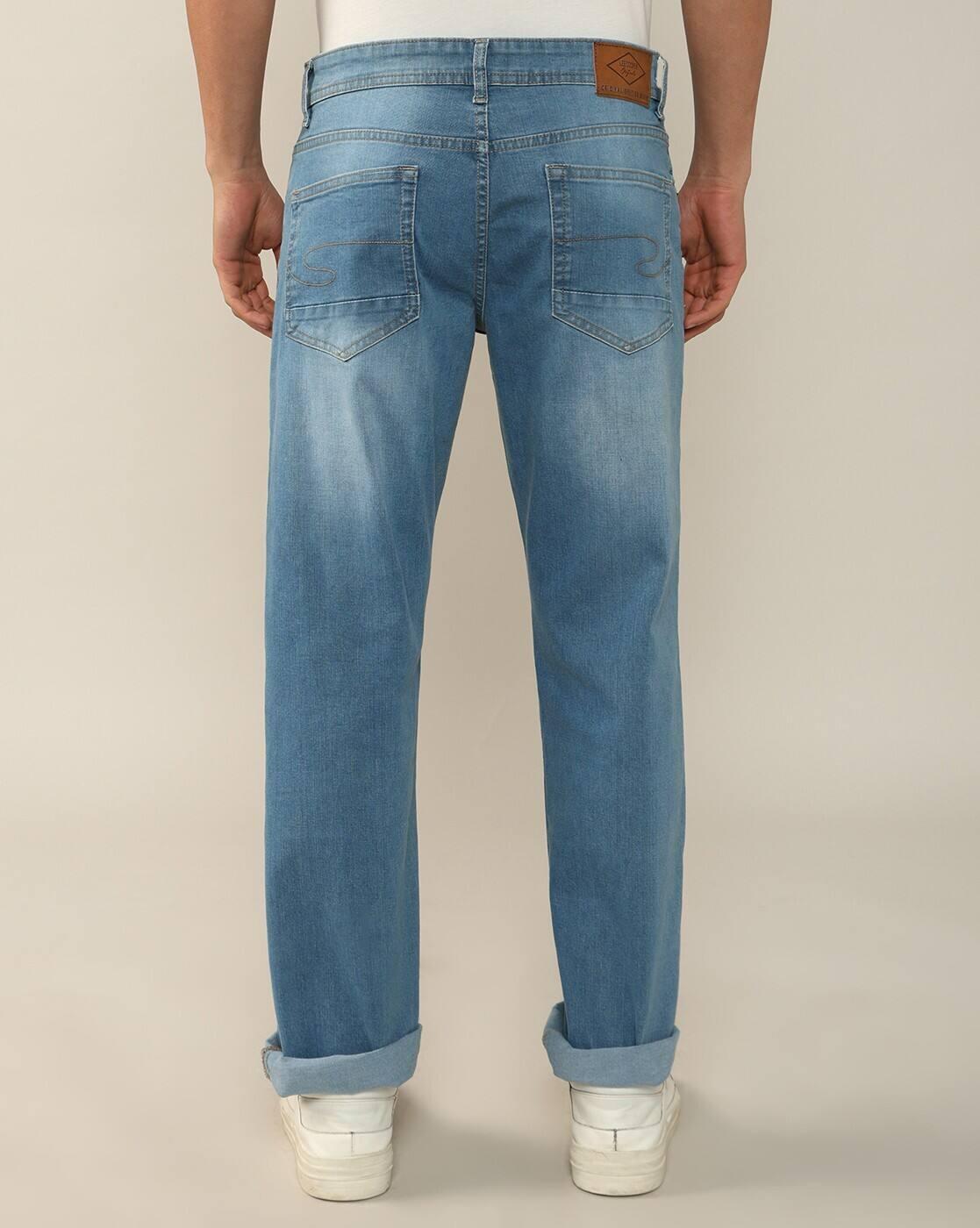 Lee Cooper | Men Mid-Wash Straight Jeans|2