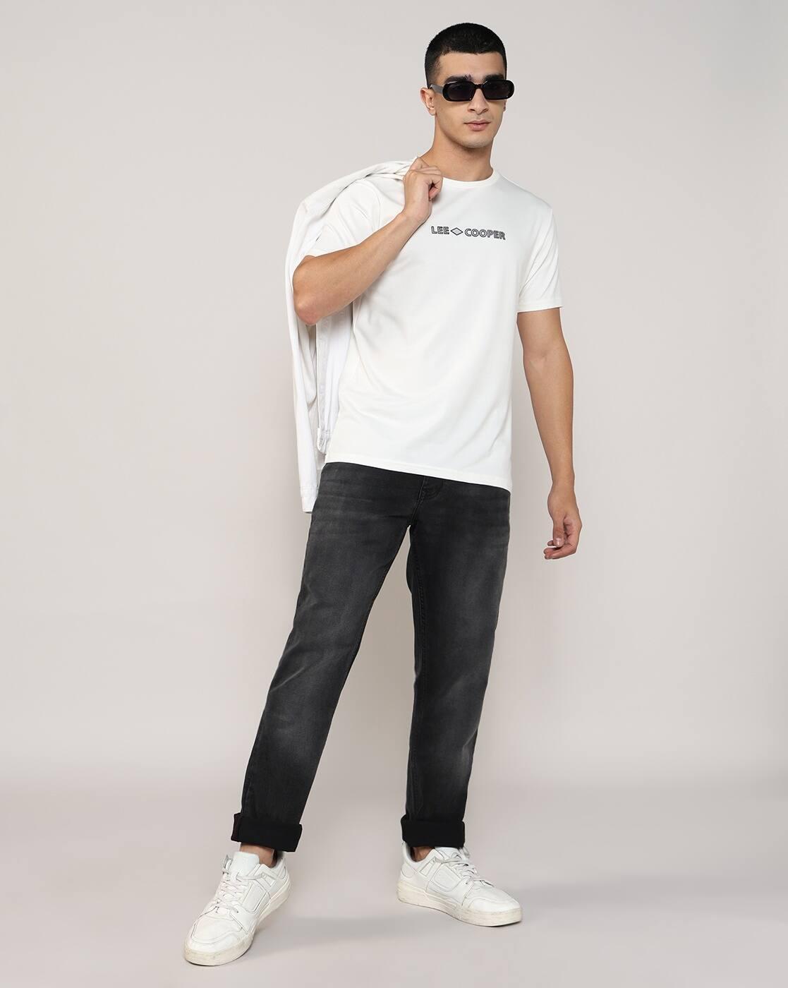 Lee Cooper | Men Lightly Washed Loose Fit Jeans|0