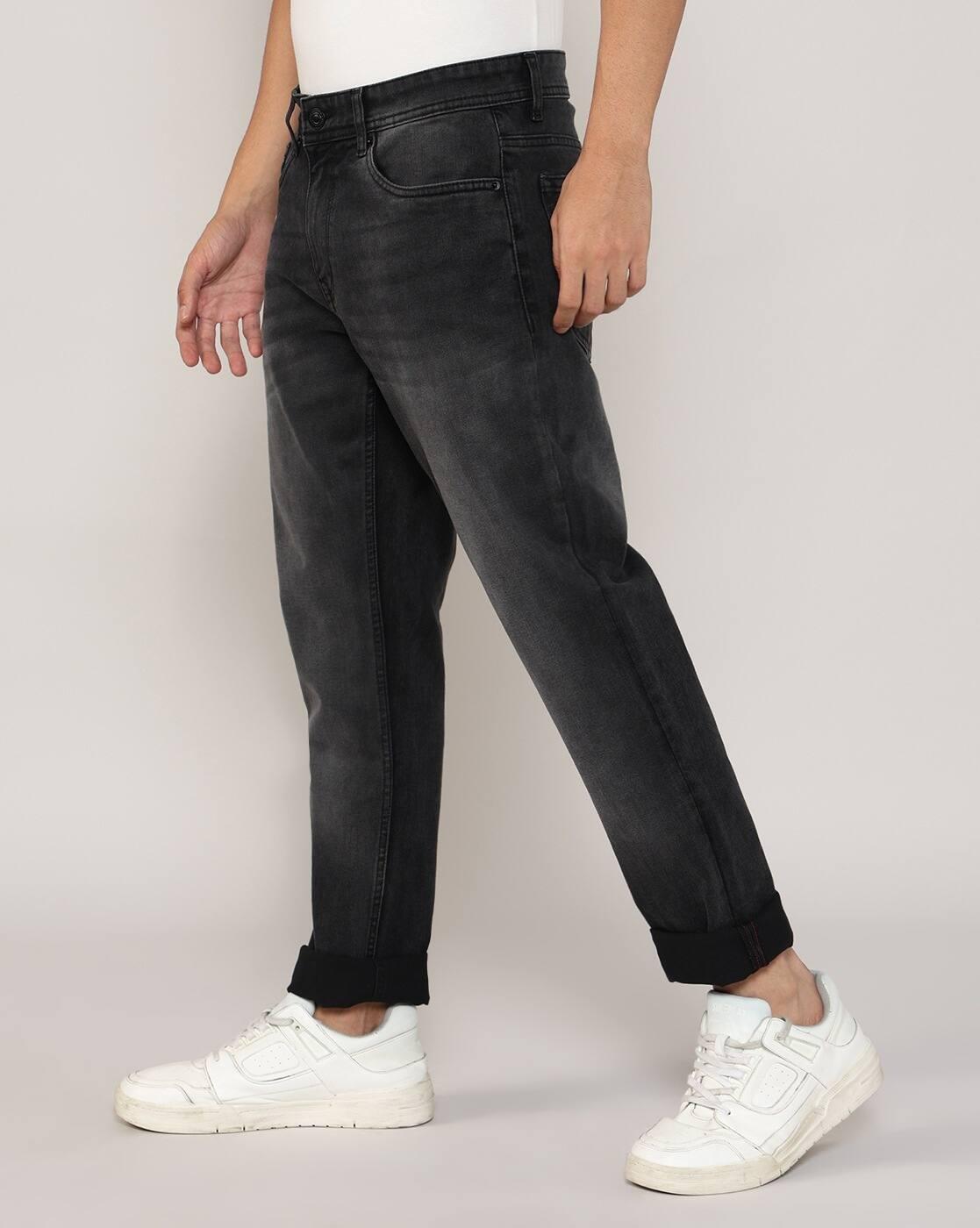 Lee Cooper | Men Lightly Washed Loose Fit Jeans|1