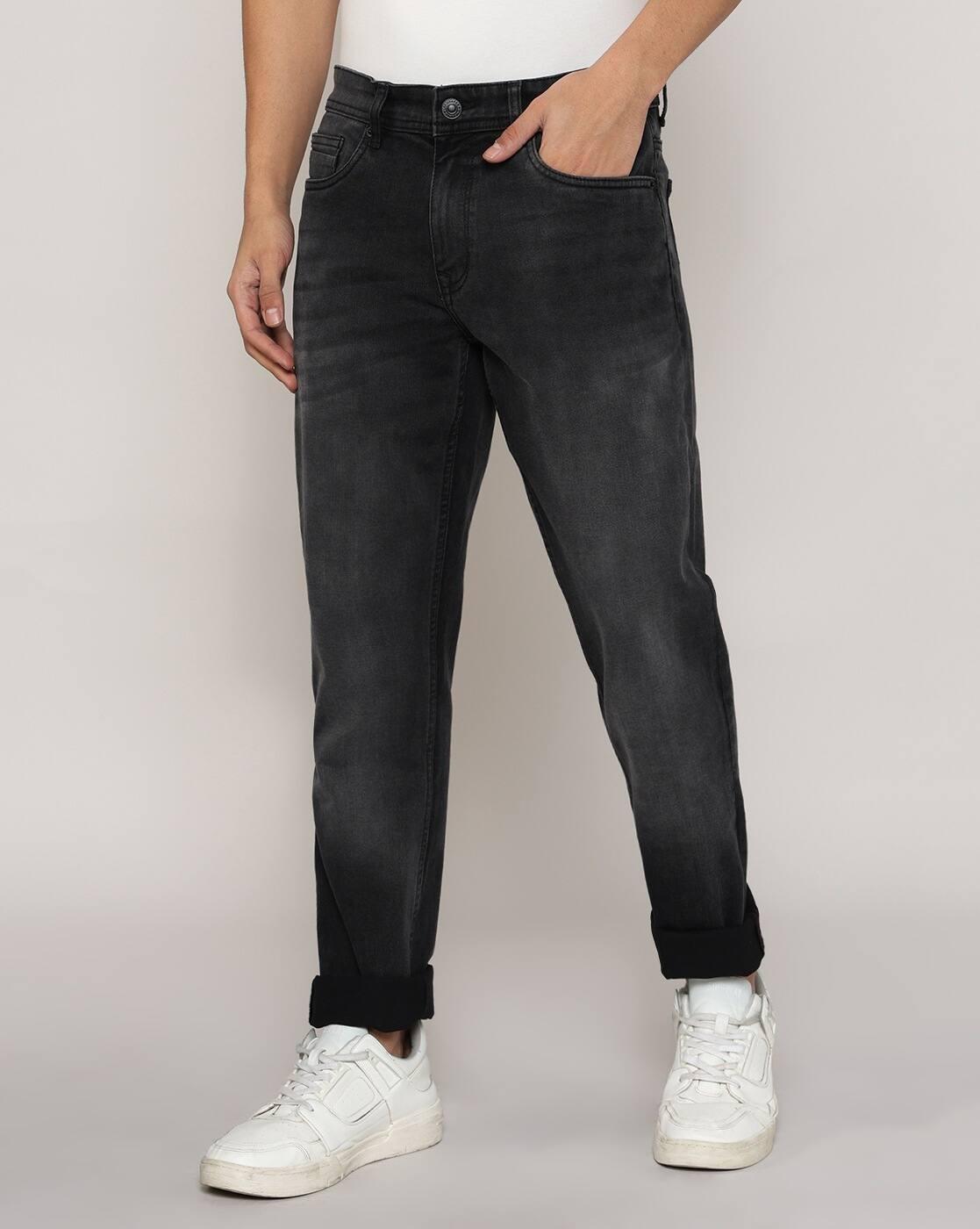 Lee Cooper | Men Lightly Washed Loose Fit Jeans|3