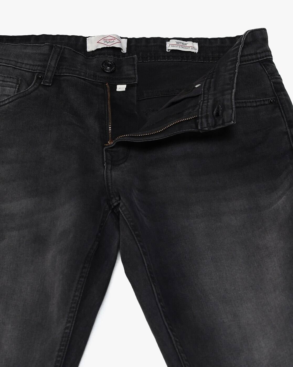 Lee Cooper | Men Lightly Washed Loose Fit Jeans|5