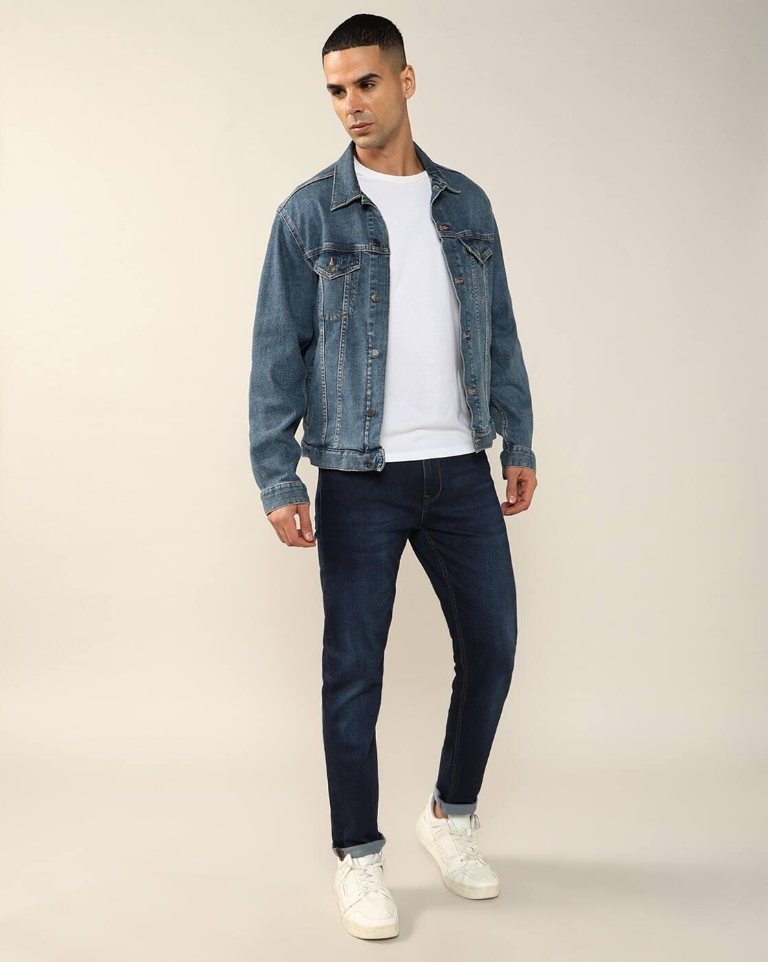 Lee Cooper | Men Lightly Washed Loose Fit Jeans|0
