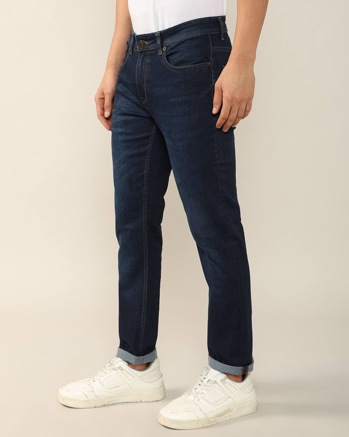 Lee Cooper | Men Lightly Washed Loose Fit Jeans|1