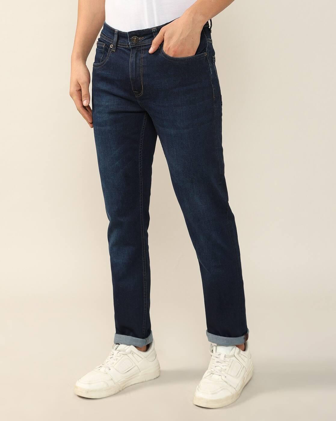 Lee Cooper | Men Lightly Washed Loose Fit Jeans|3