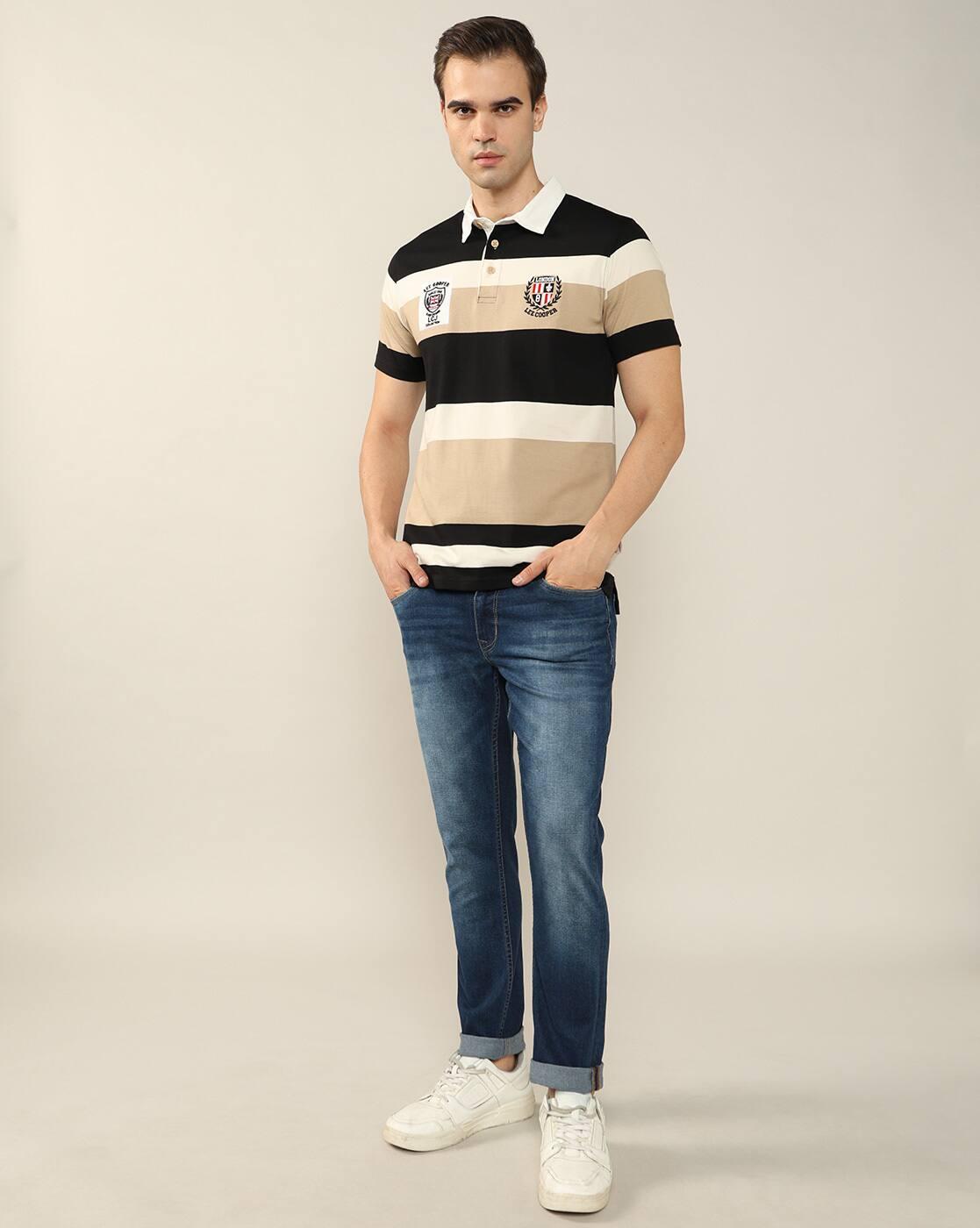 Lee Cooper | Men Mid-Wash Skinny Fit Jeans|1