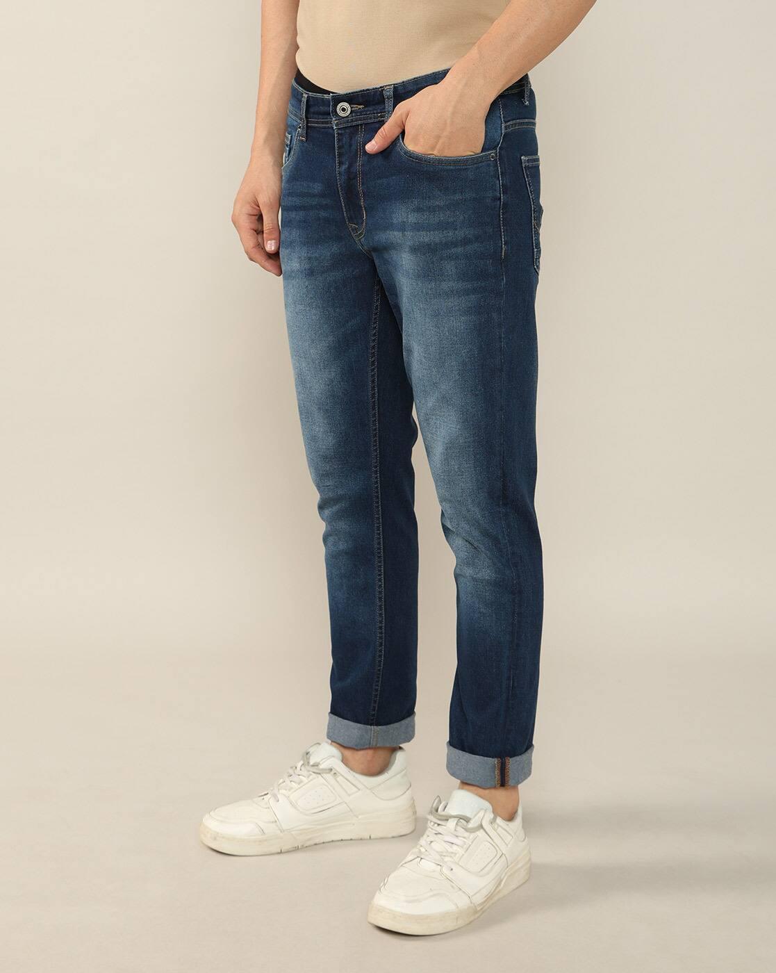 Lee Cooper | Men Mid-Wash Skinny Fit Jeans|2