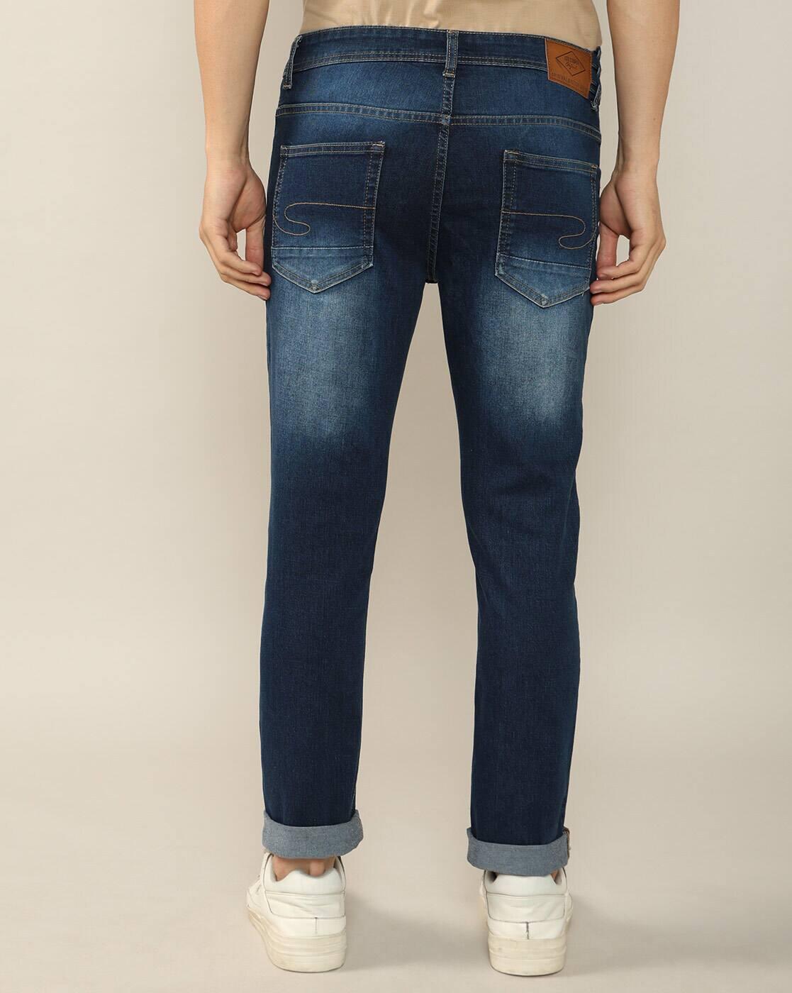 Lee Cooper | Men Mid-Wash Skinny Fit Jeans|3