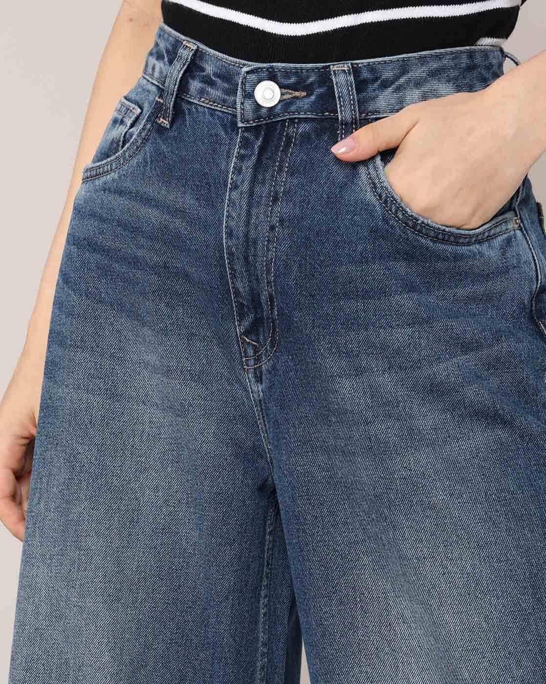 Lee Cooper | Women Lightly Washed High-Rise Straight Jeans|4