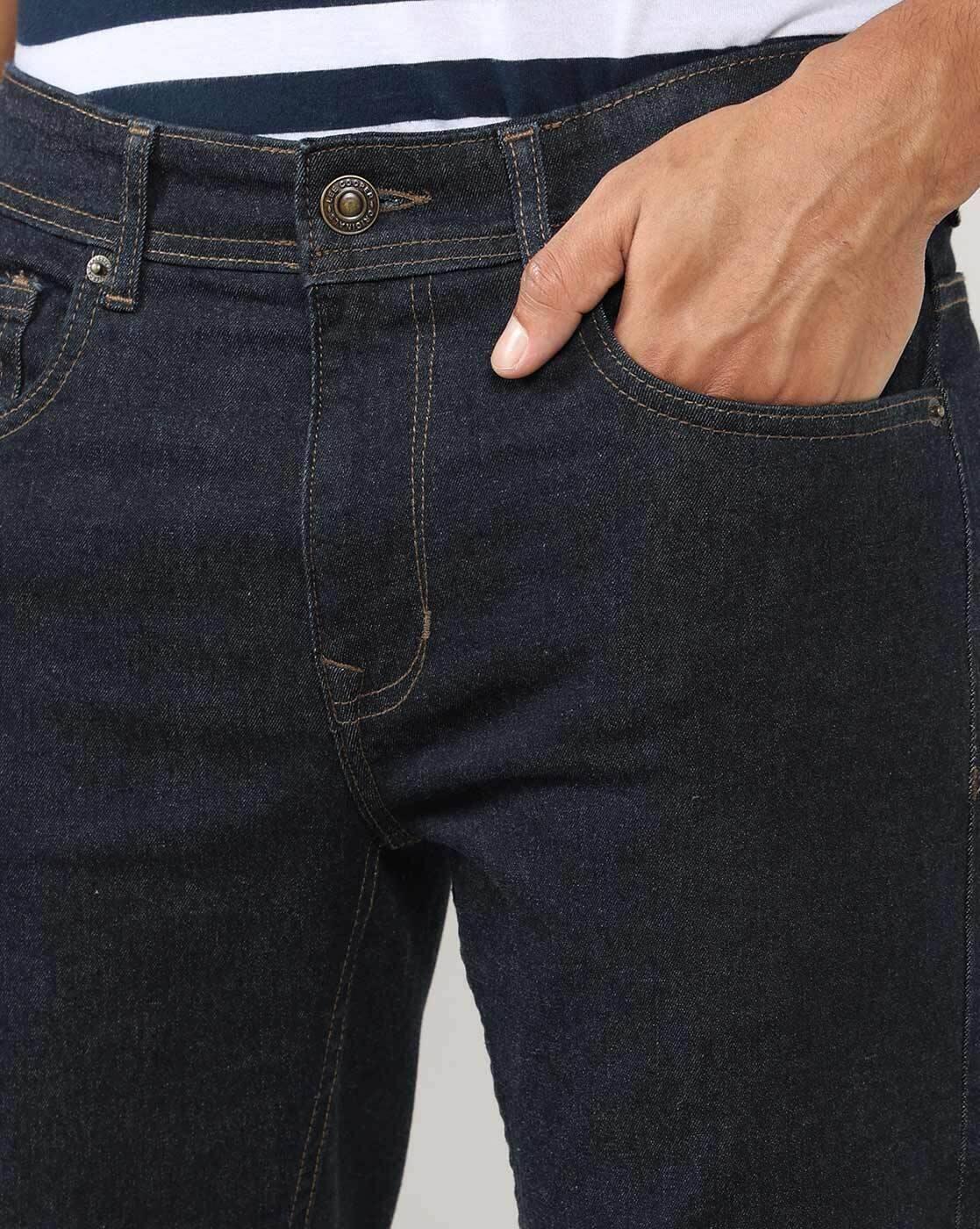 Lee Cooper | Men Lightly Washed Slim Fit Jeans|4