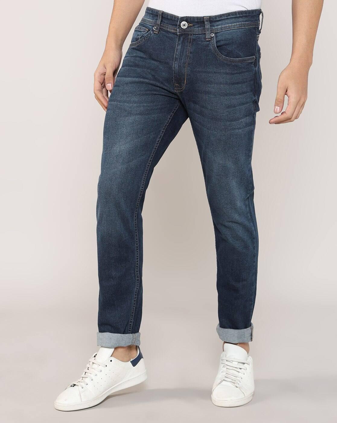 Lee Cooper | Men Lightly Washed Slim Fit Jeans|1