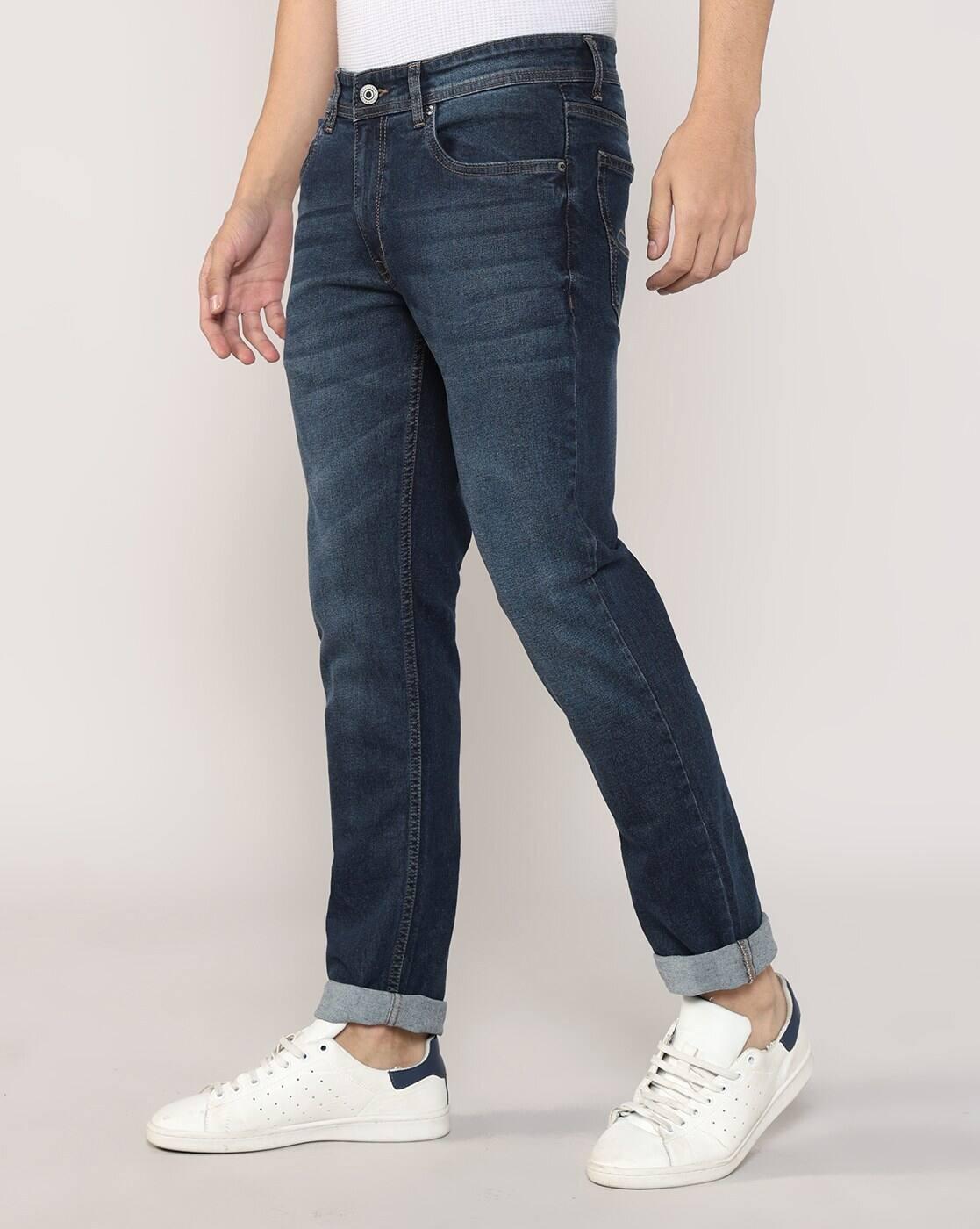 Lee Cooper | Men Lightly Washed Slim Fit Jeans|2