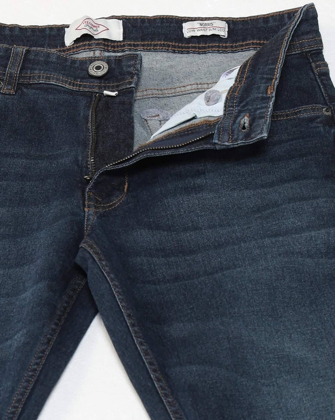 Lee Cooper | Men Lightly Washed Slim Fit Jeans|5
