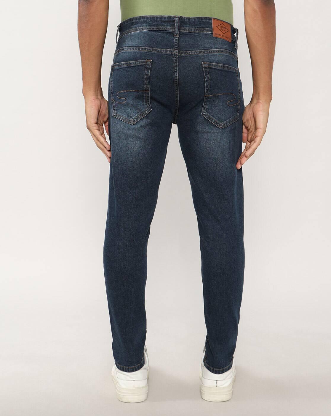 Lee Cooper | Men Lightly Washed Slim Fit Jeans|2
