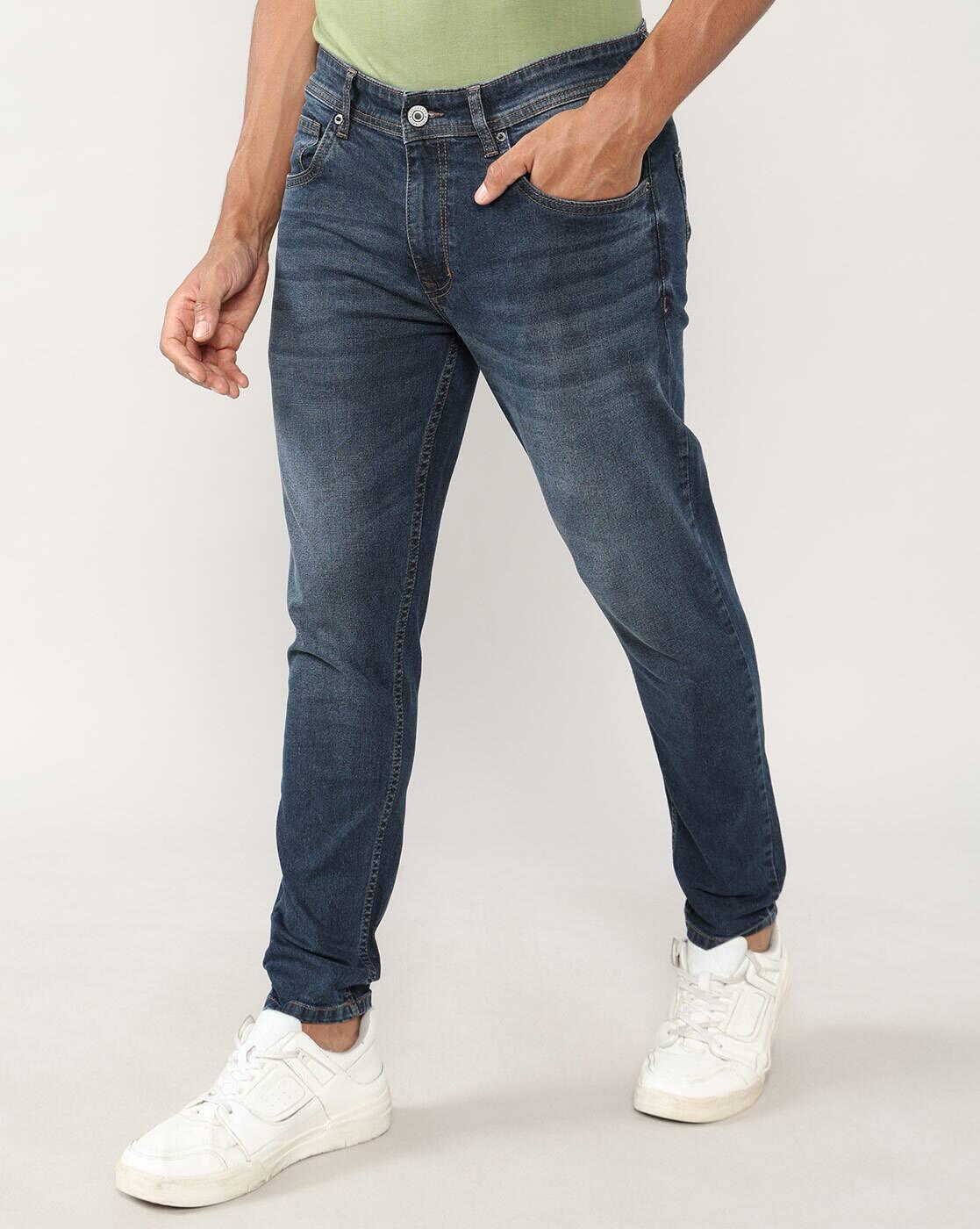 Lee Cooper | Men Lightly Washed Slim Fit Jeans|3