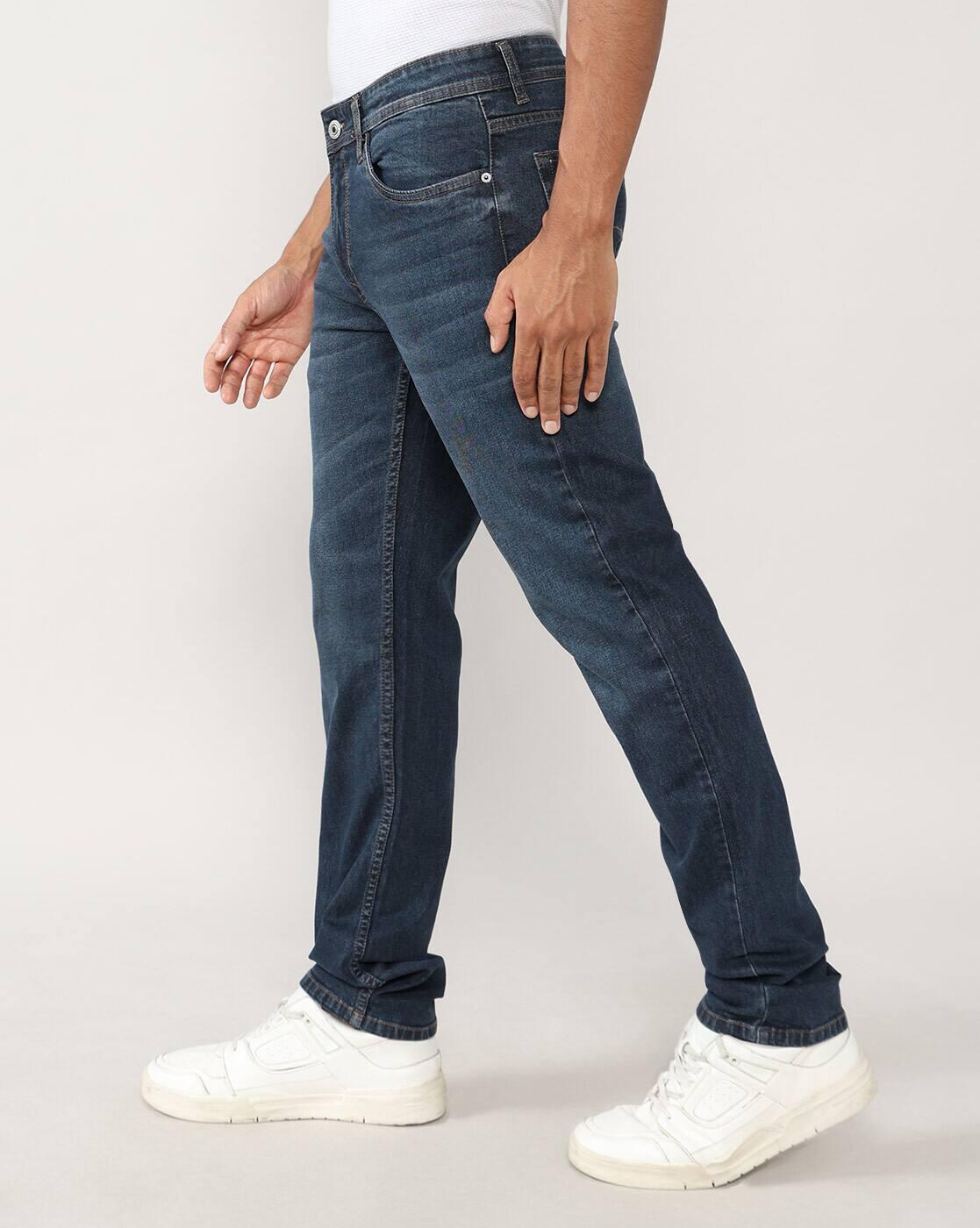 Lee Cooper | Men Lightly Washed Slim Fit Jeans|1