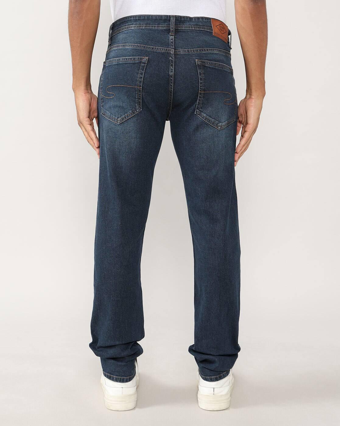 Lee Cooper | Men Lightly Washed Slim Fit Jeans|2