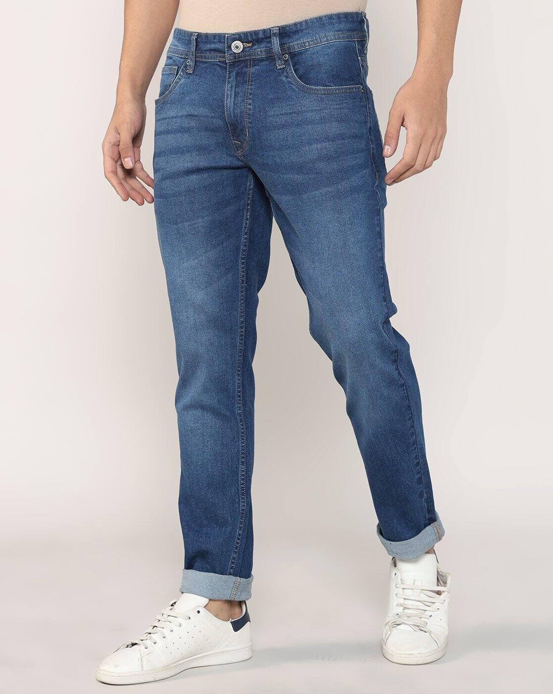 Lee Cooper | Men Lightly Washed Slim Fit Jeans|1