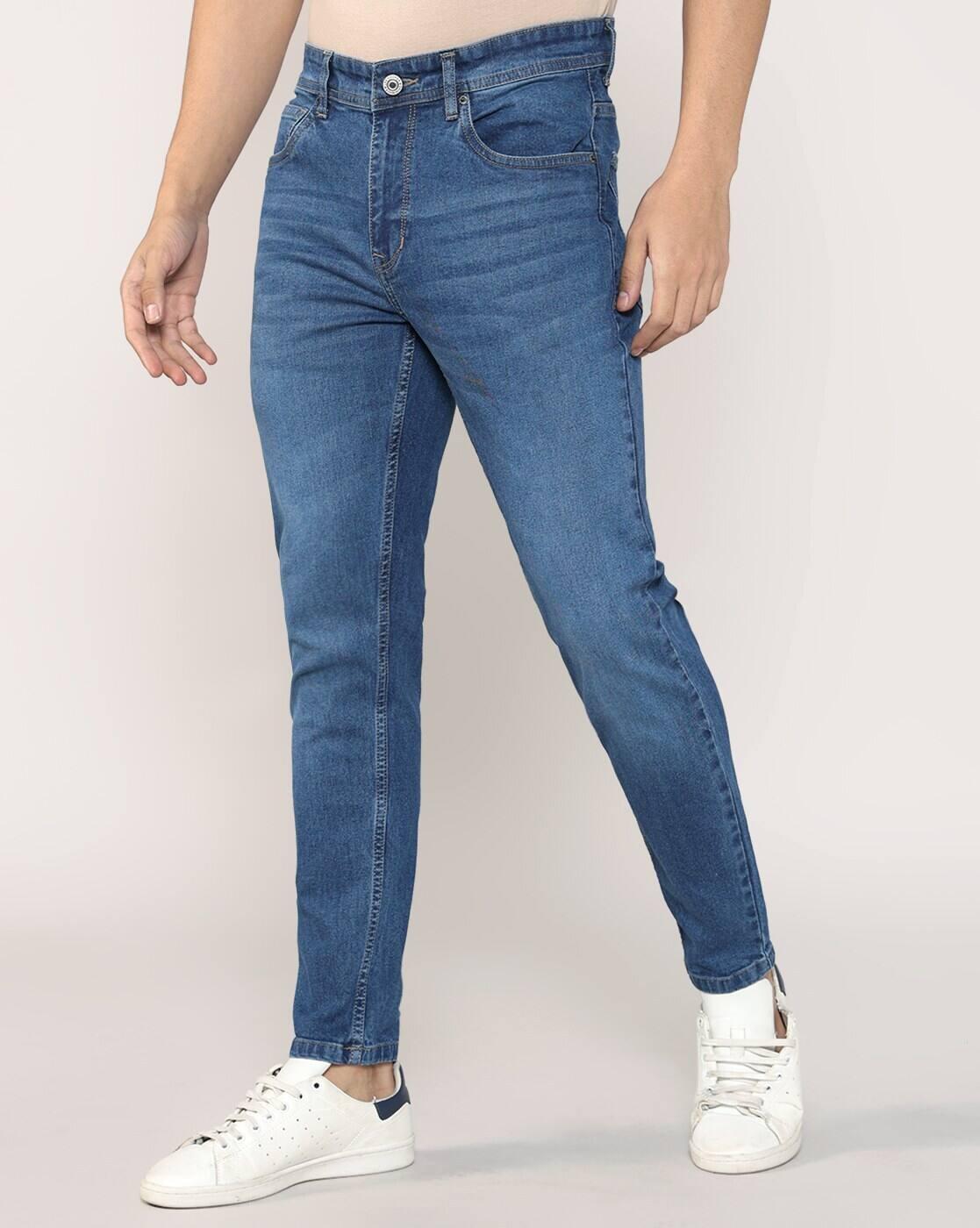 Lee Cooper | Men Lightly Washed Slim Fit Jeans|1
