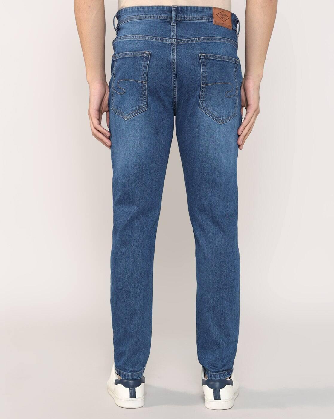 Lee Cooper | Men Lightly Washed Slim Fit Jeans|3