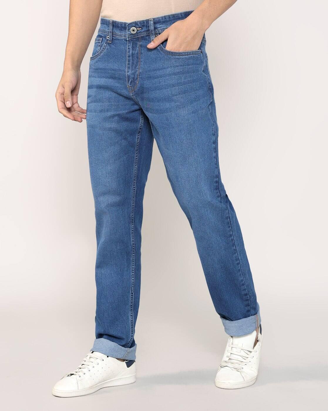Lee Cooper | Men Lightly Washed Slim Fit Jeans|1
