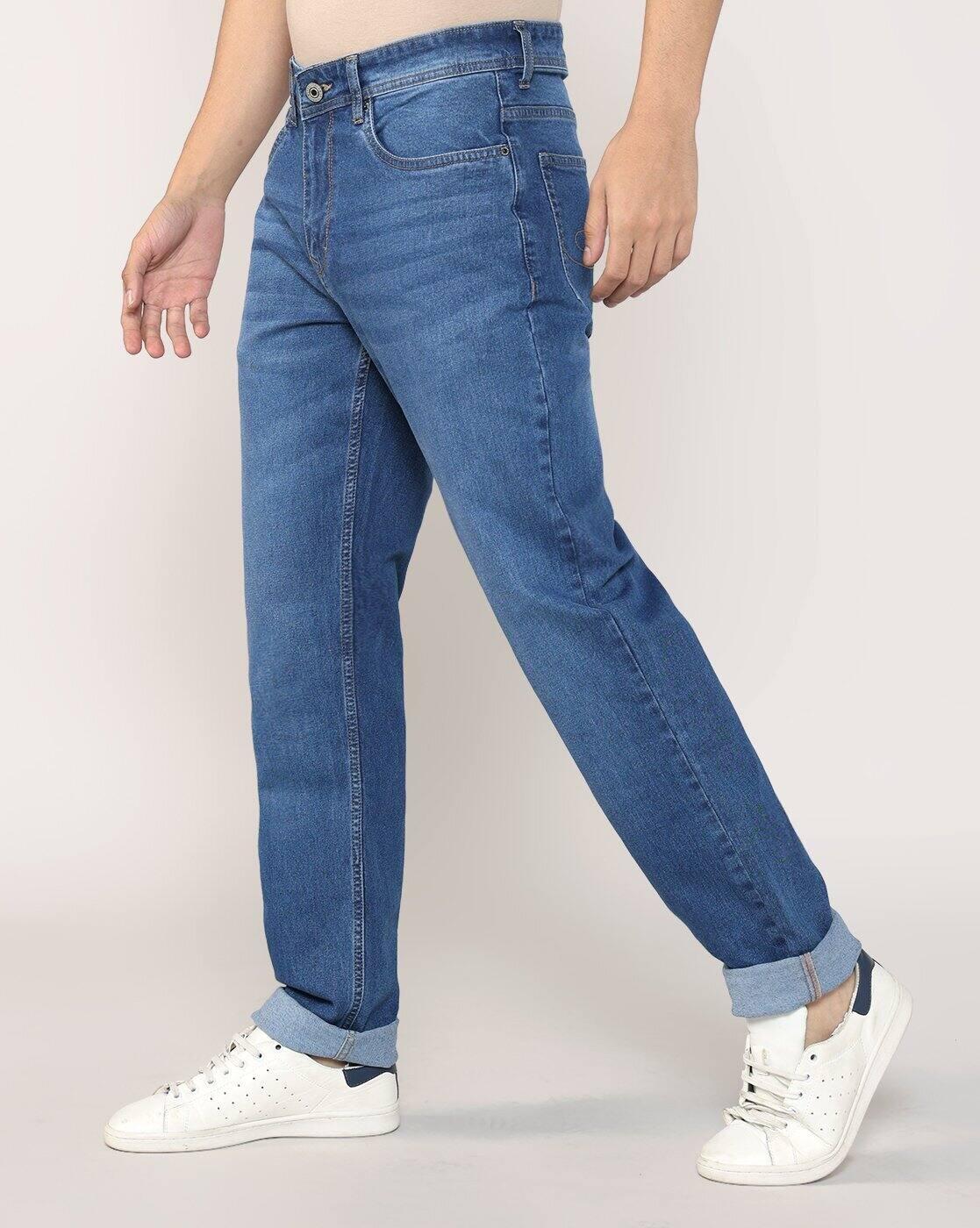 Lee Cooper | Men Lightly Washed Slim Fit Jeans|2