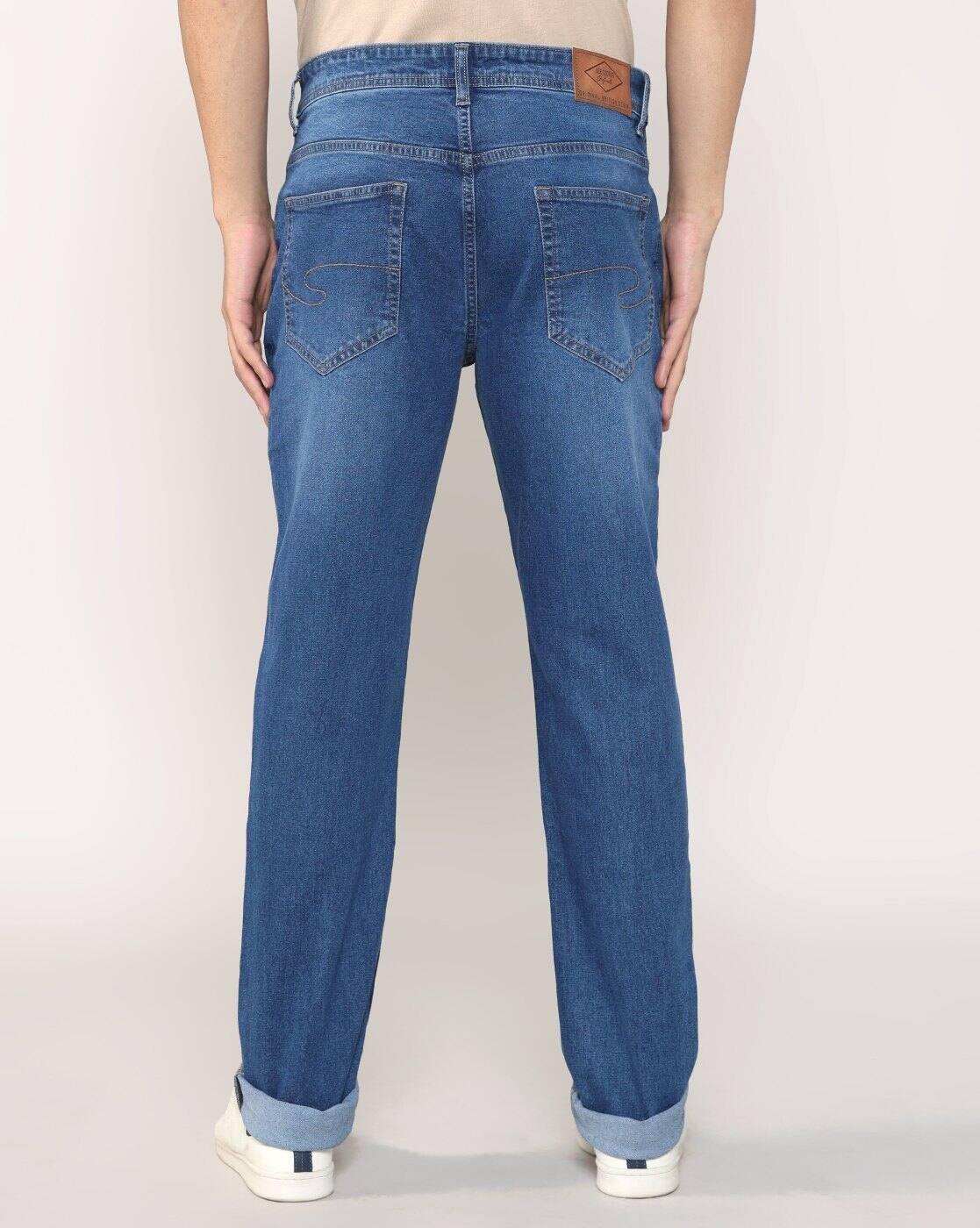 Lee Cooper | Men Lightly Washed Slim Fit Jeans|3