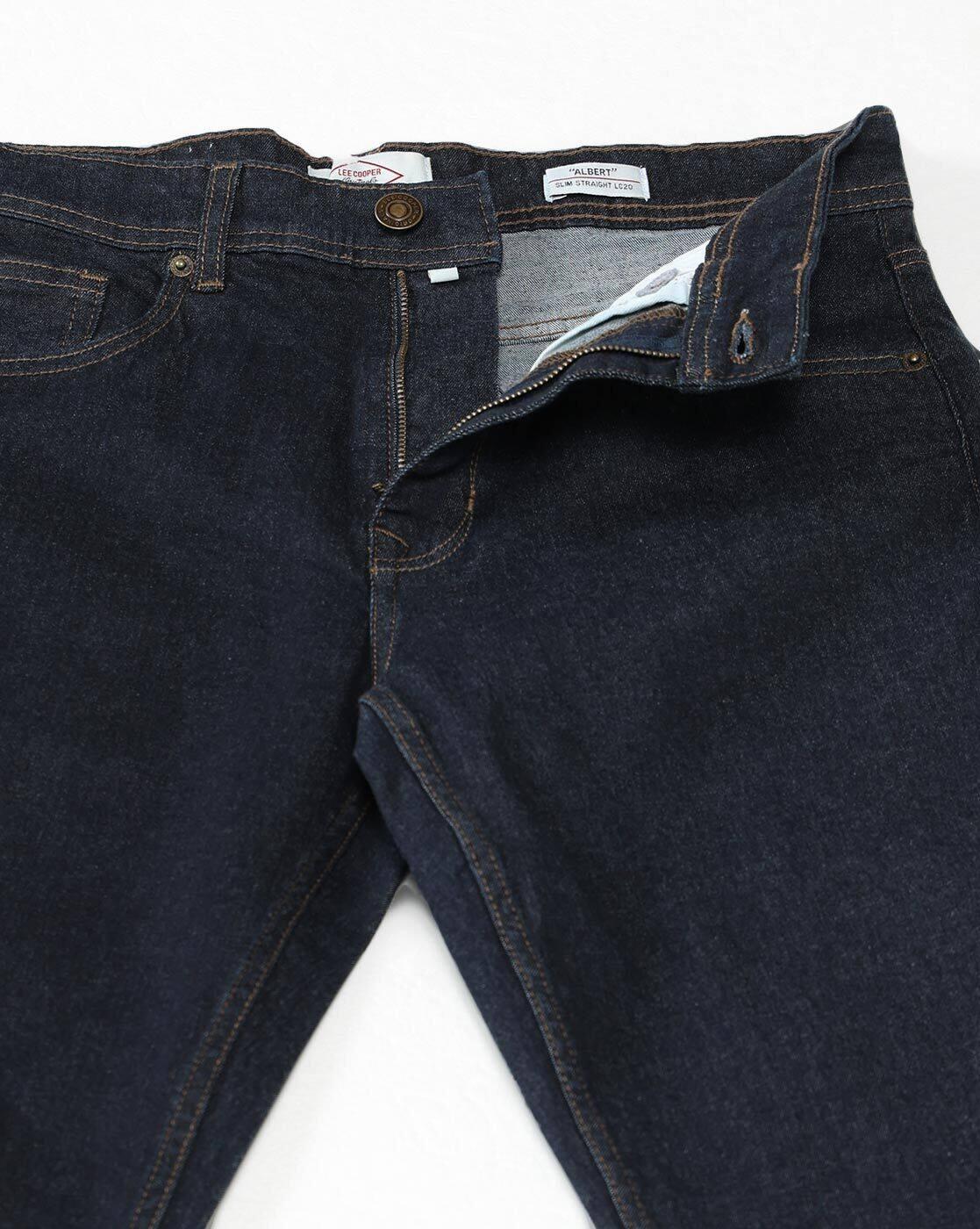 Lee Cooper | Men Lightly Washed Straight Jeans|5