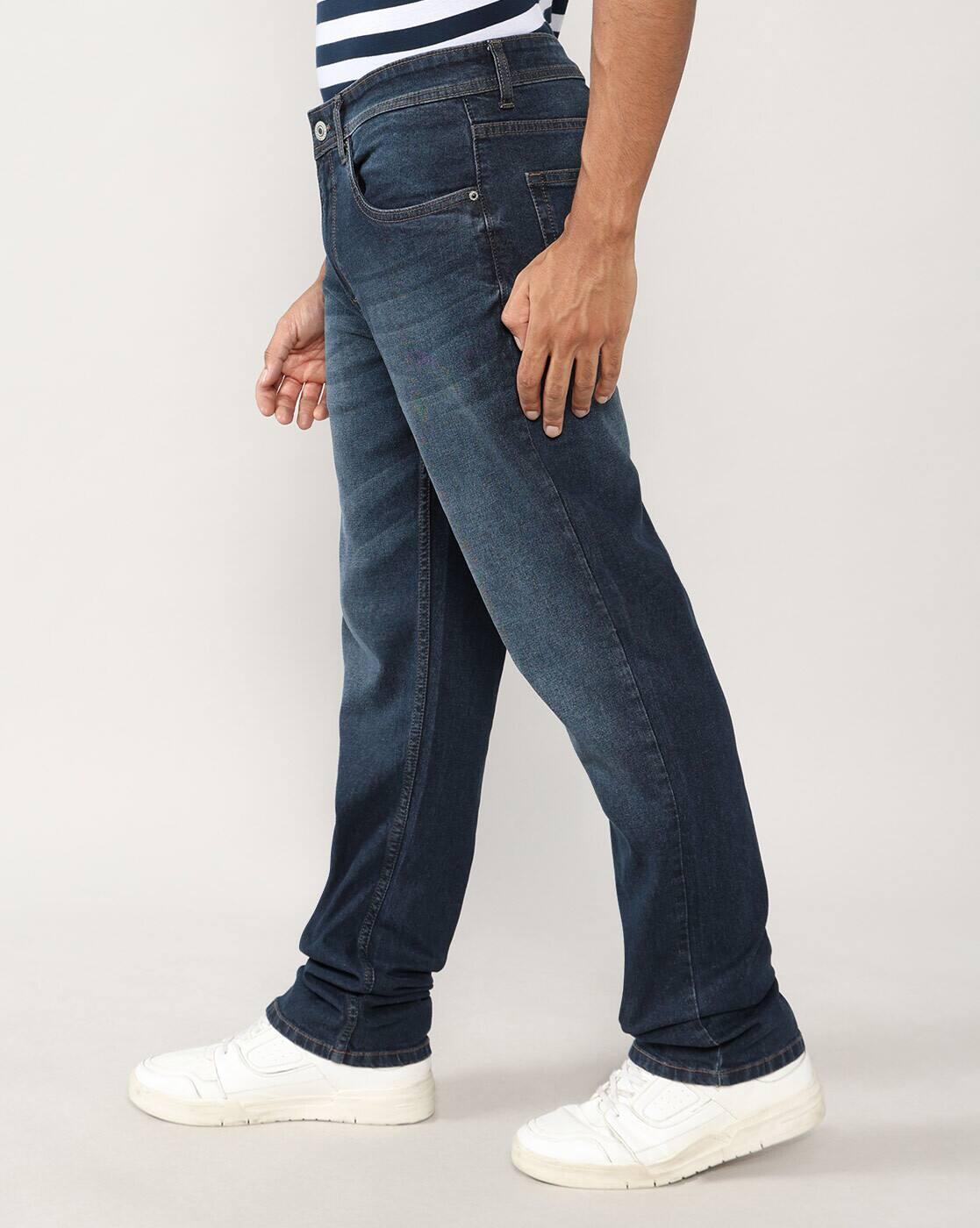 Lee Cooper | Men Lightly Washed Straight Jeans|1