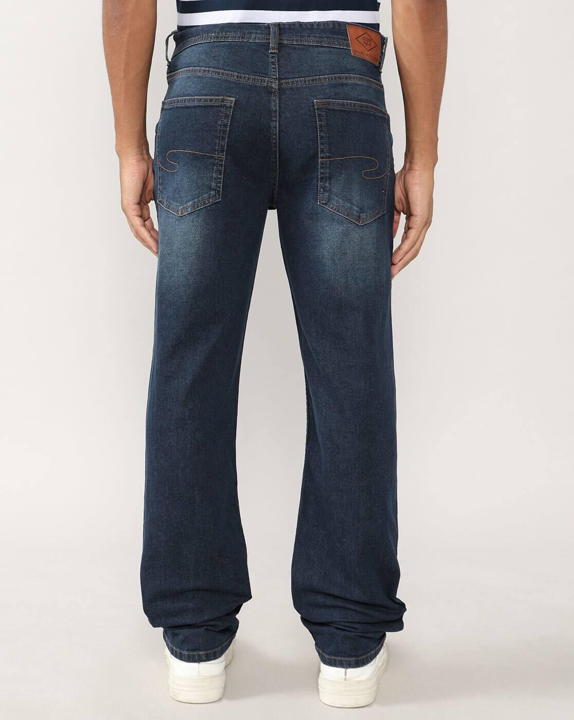 Lee Cooper | Men Lightly Washed Straight Jeans|2