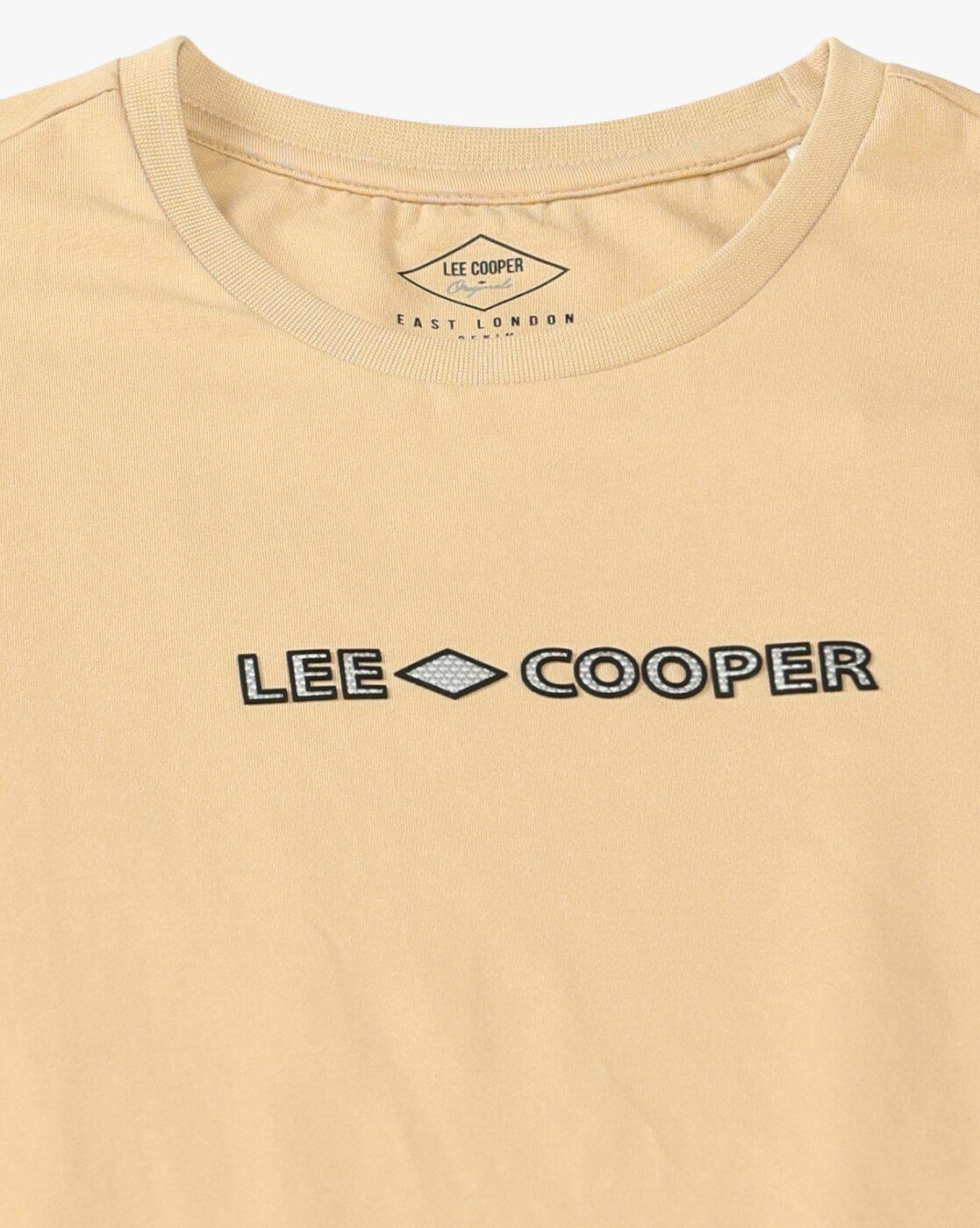 Lee Cooper | Men Brand Print Regular Fit Crew-Neck T-Shirt|6