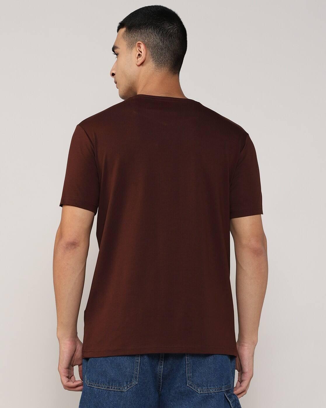Lee Cooper | Men Brand Print Regular Fit Crew-Neck T-Shirt|2