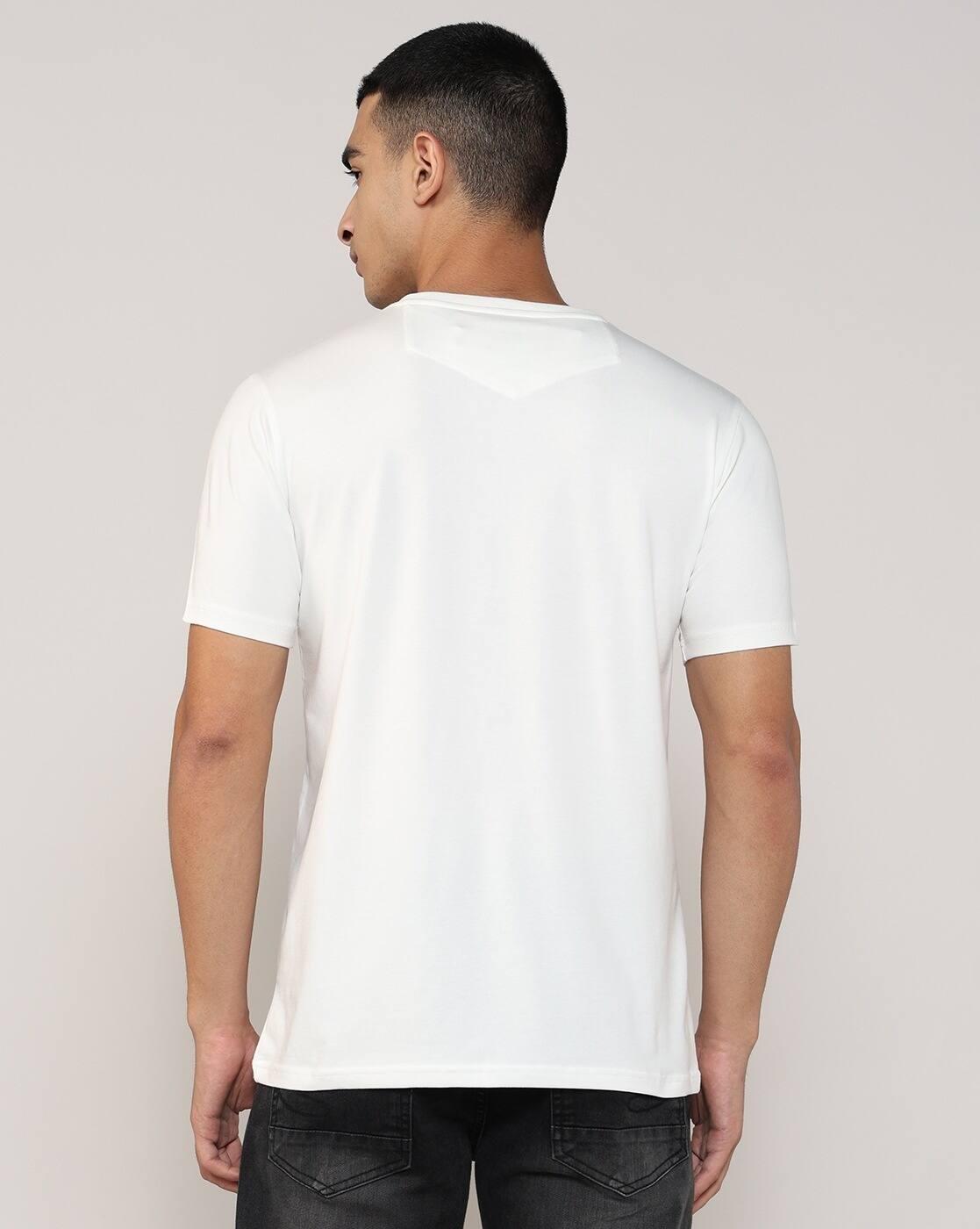 Lee Cooper | Men Brand Print Regular Fit Crew-Neck T-Shirt|2