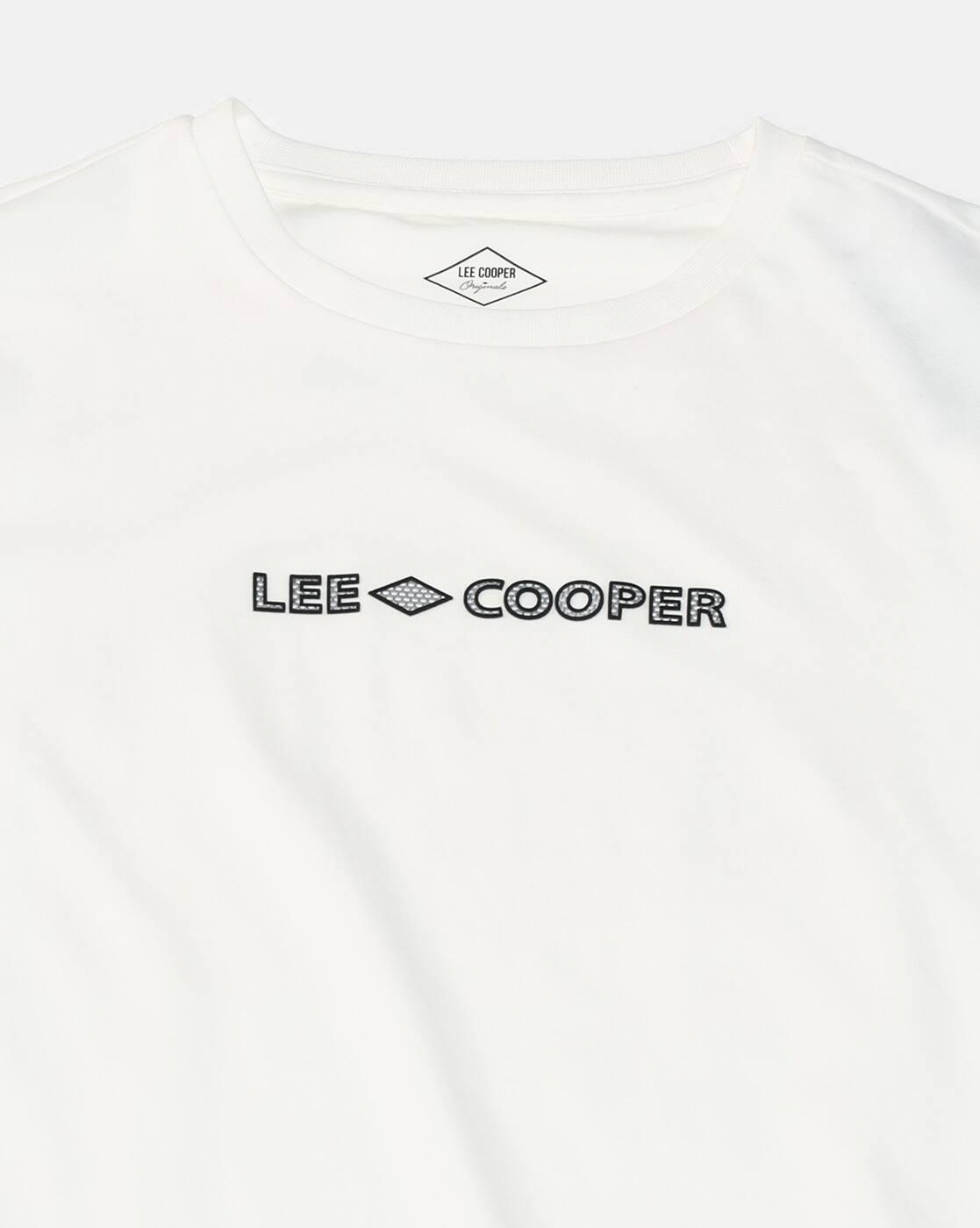 Lee Cooper | Men Brand Print Regular Fit Crew-Neck T-Shirt|6