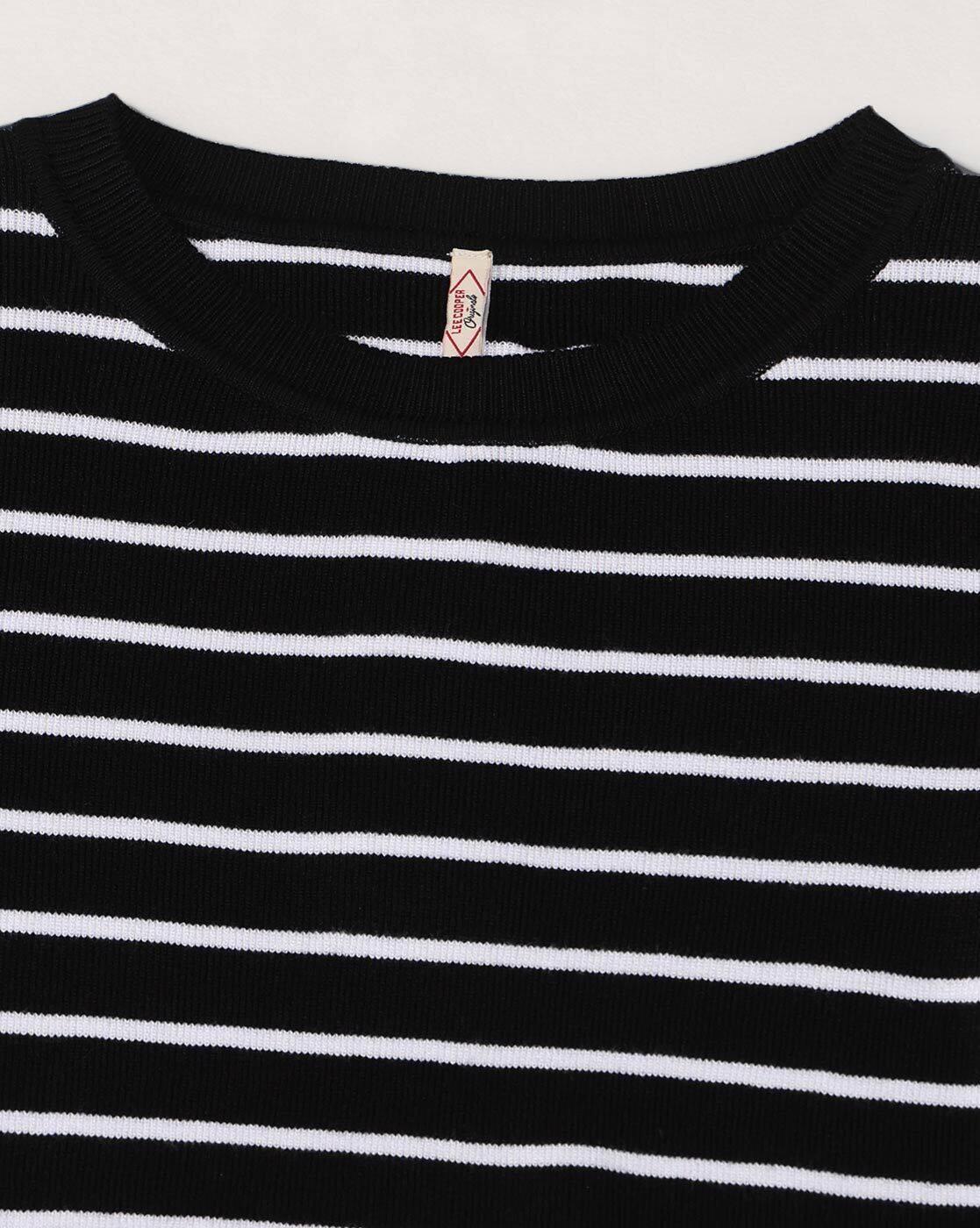 Lee Cooper | Women Striped Regular Fit Crew-Neck T-Shirt|6