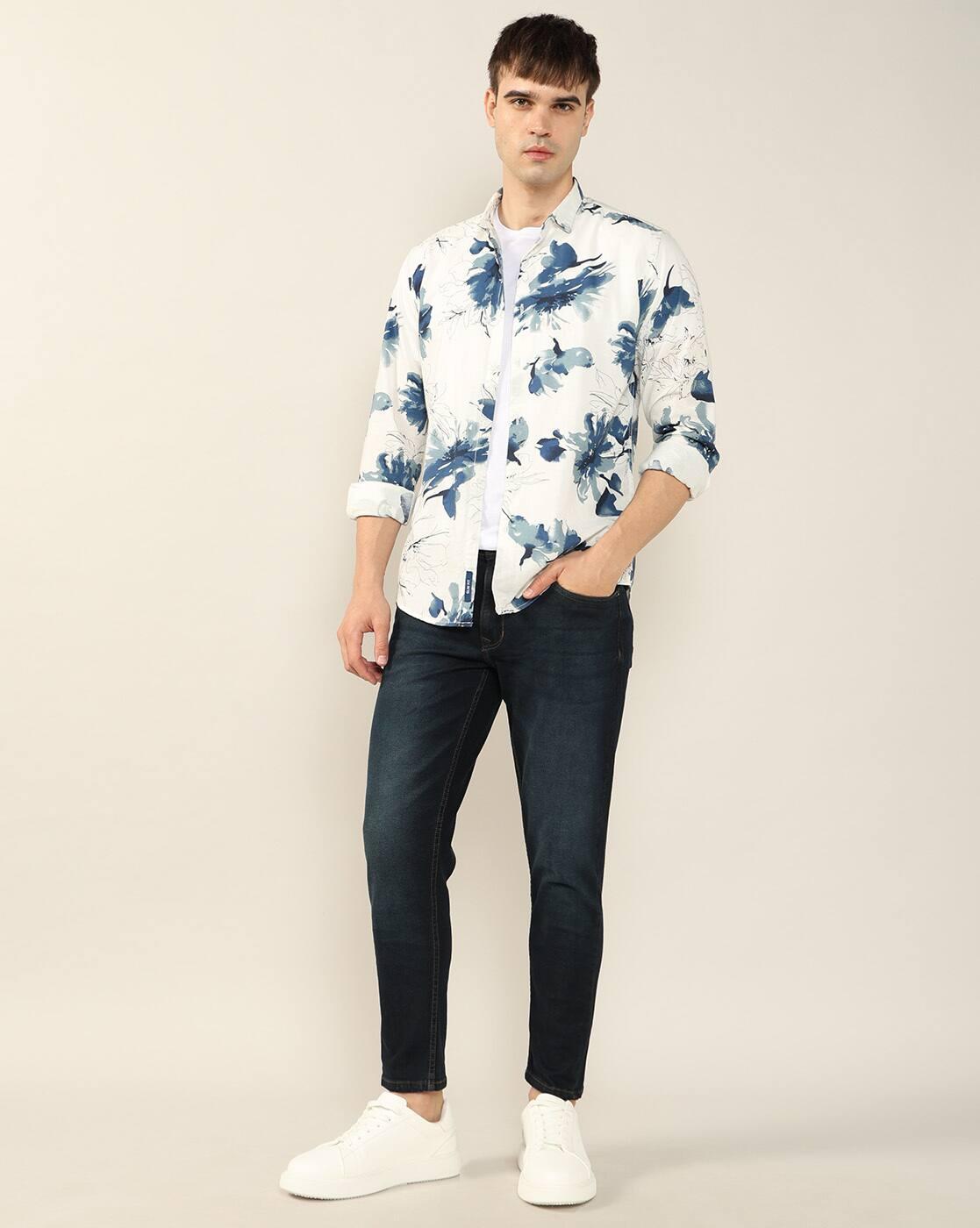 Lee Cooper | Men Lightly Washed Slim Fit Jeans|0