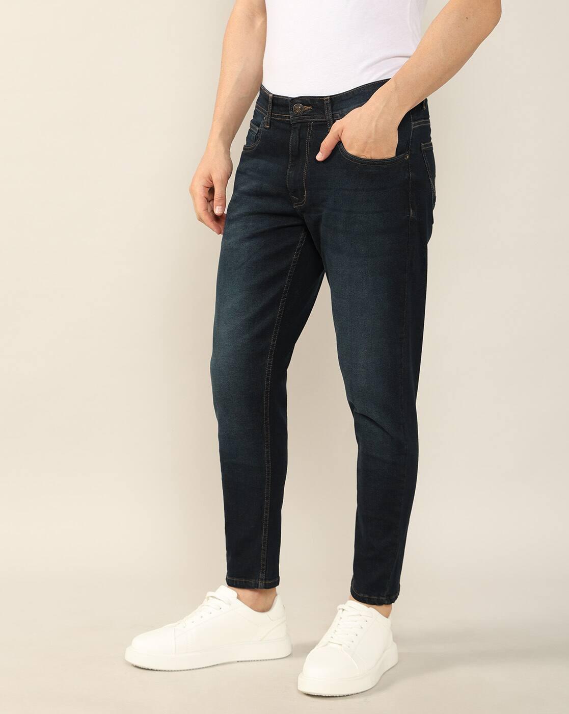 Lee Cooper | Men Lightly Washed Slim Fit Jeans|2