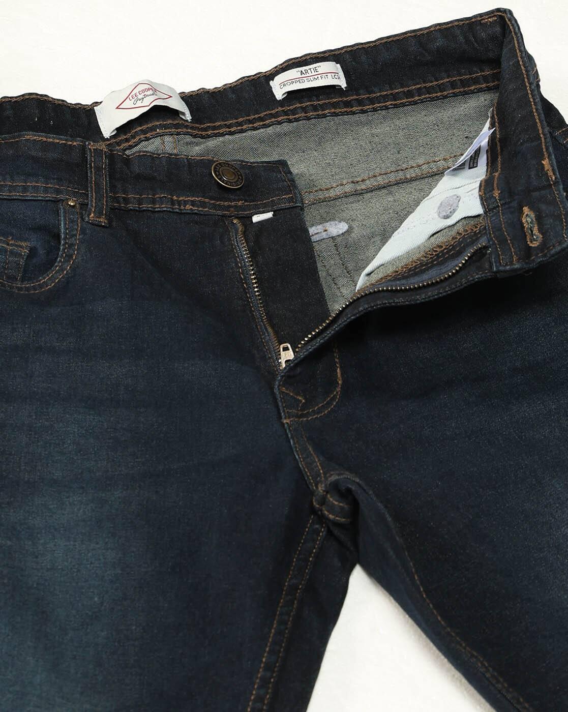 Lee Cooper | Men Lightly Washed Slim Fit Jeans|5